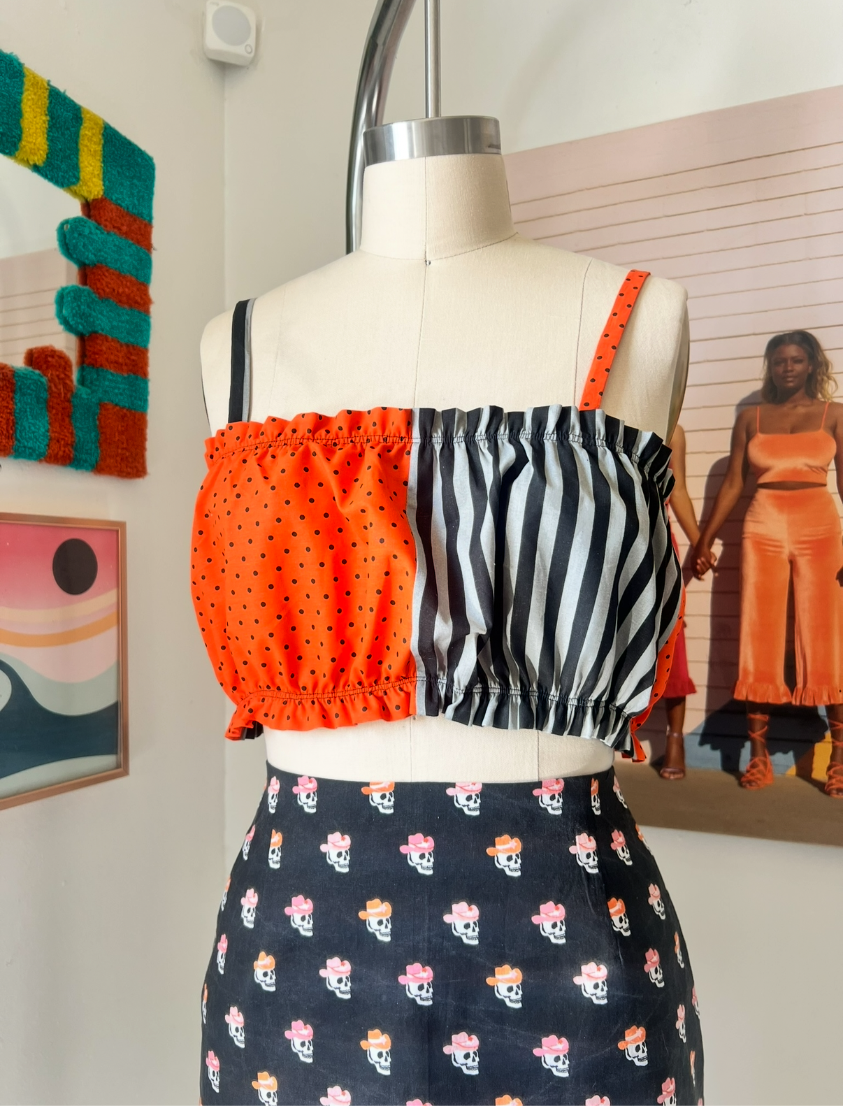 Halloween Cinch Top