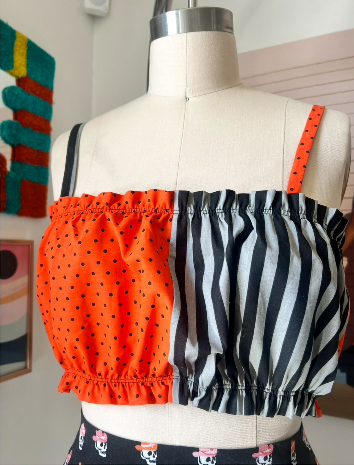 Halloween Cinch Top