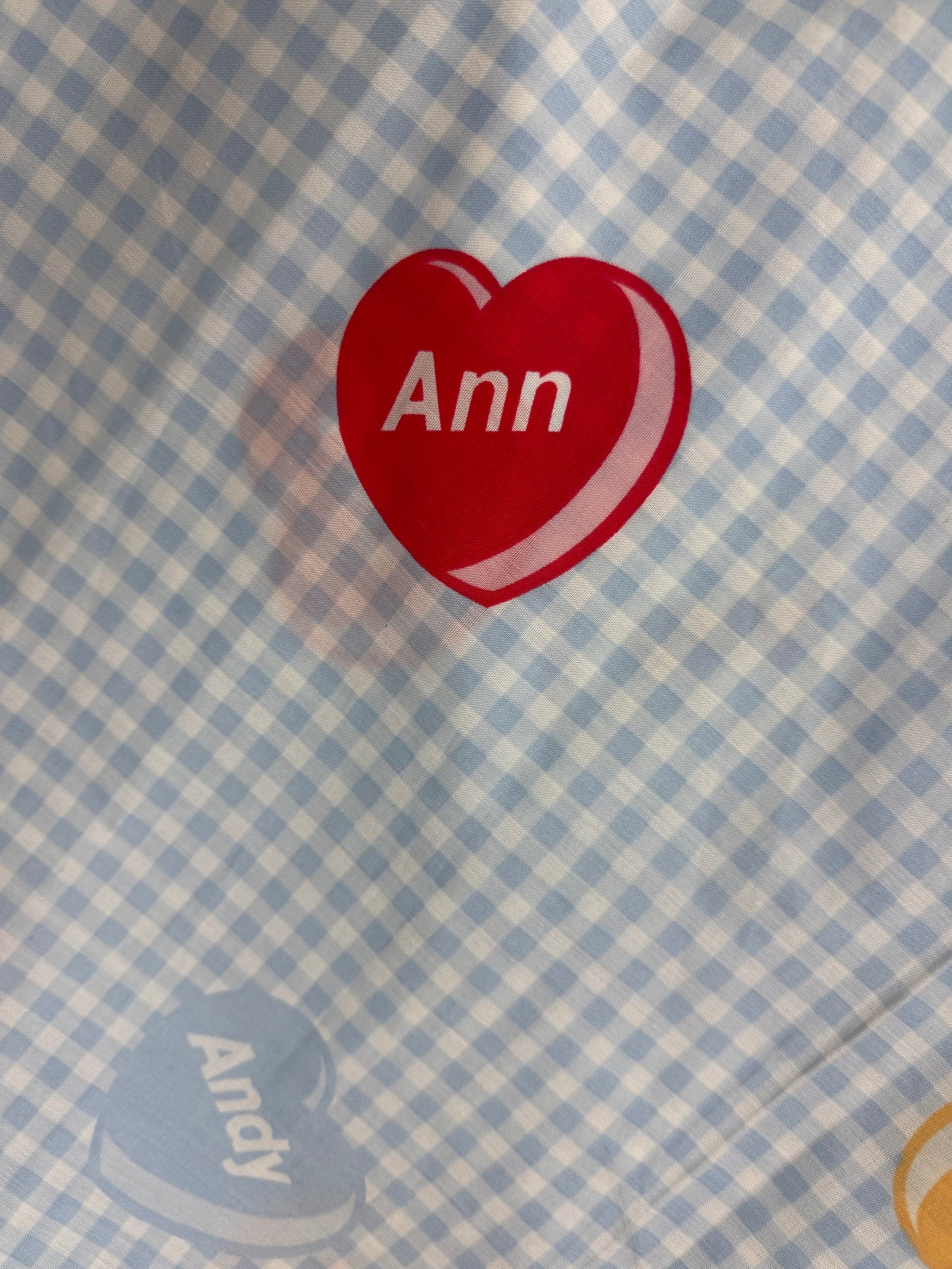 Candy Heart Print Cotton