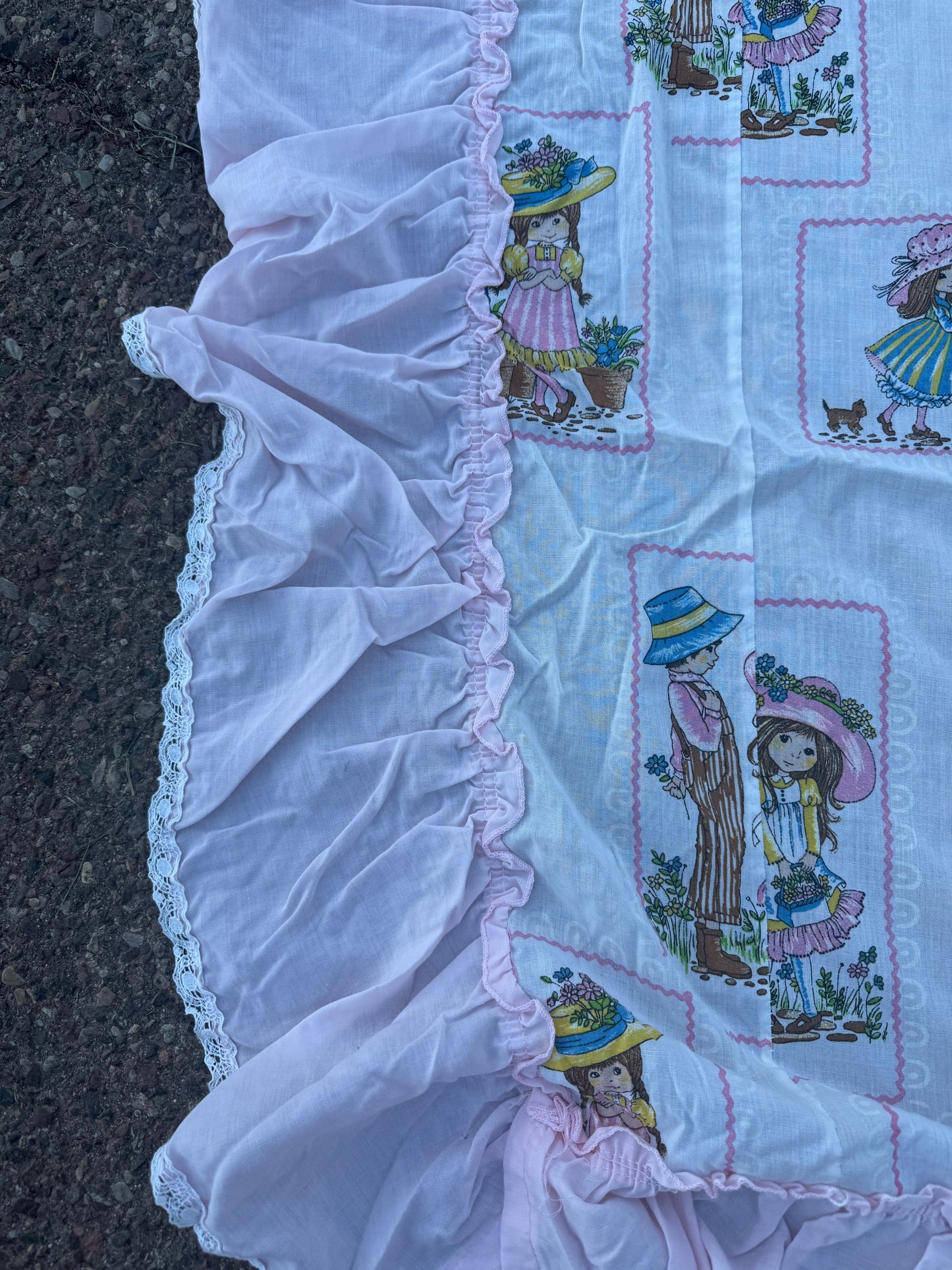 Vintage Kid’s Flat Sheet