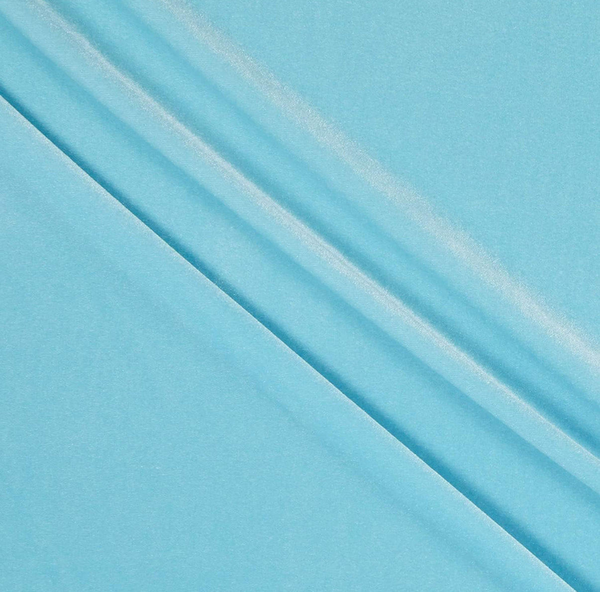Baby Blue Stretch Velvet