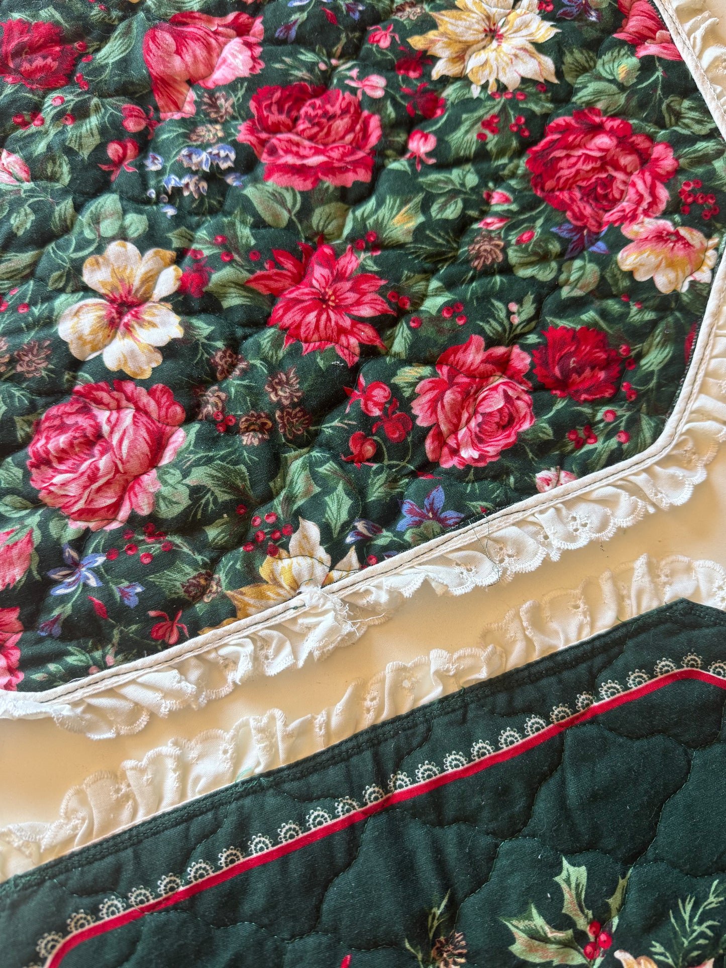 Floral Quilted Placemats