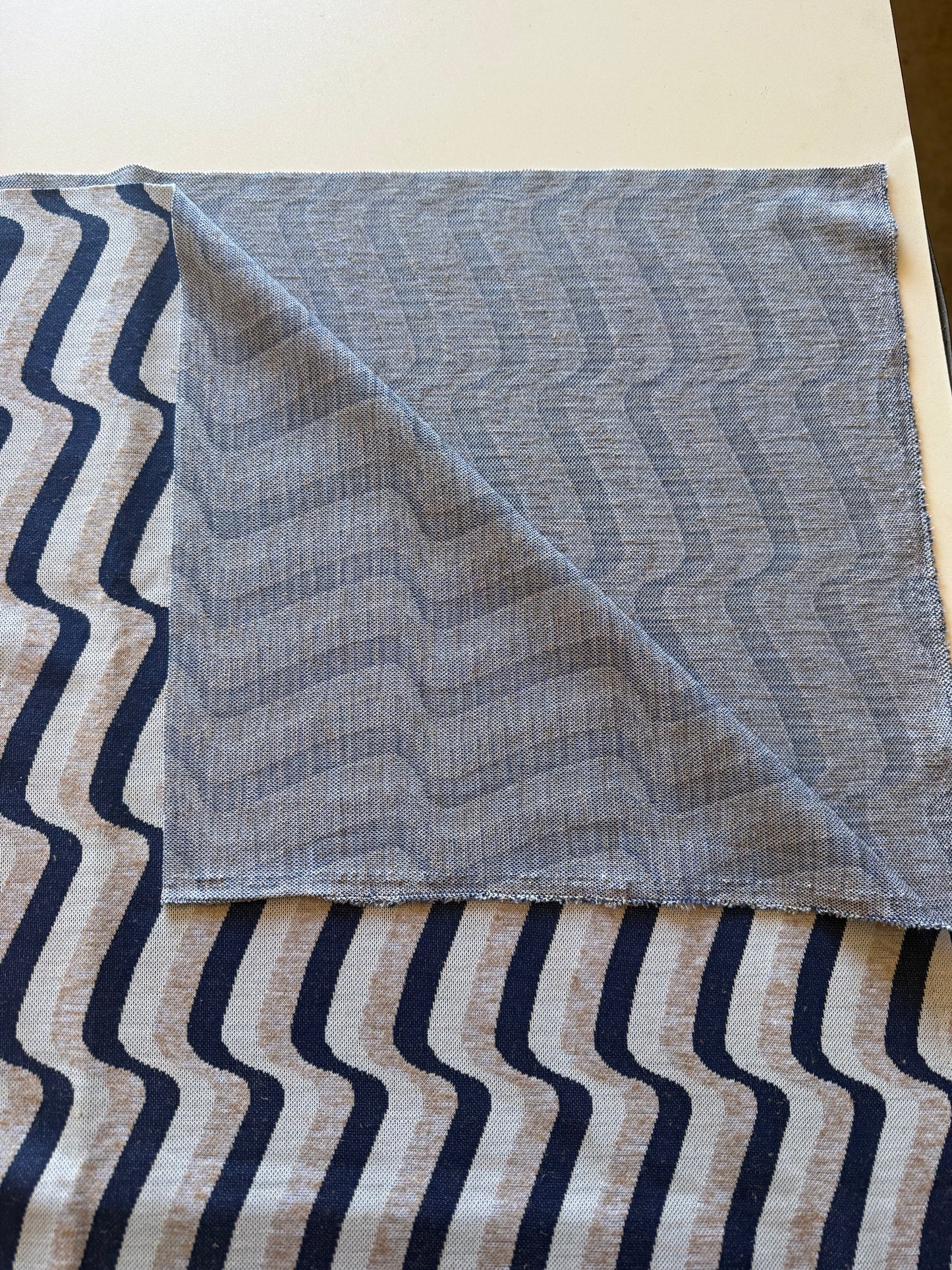 Vintage Wavy Striped Knit