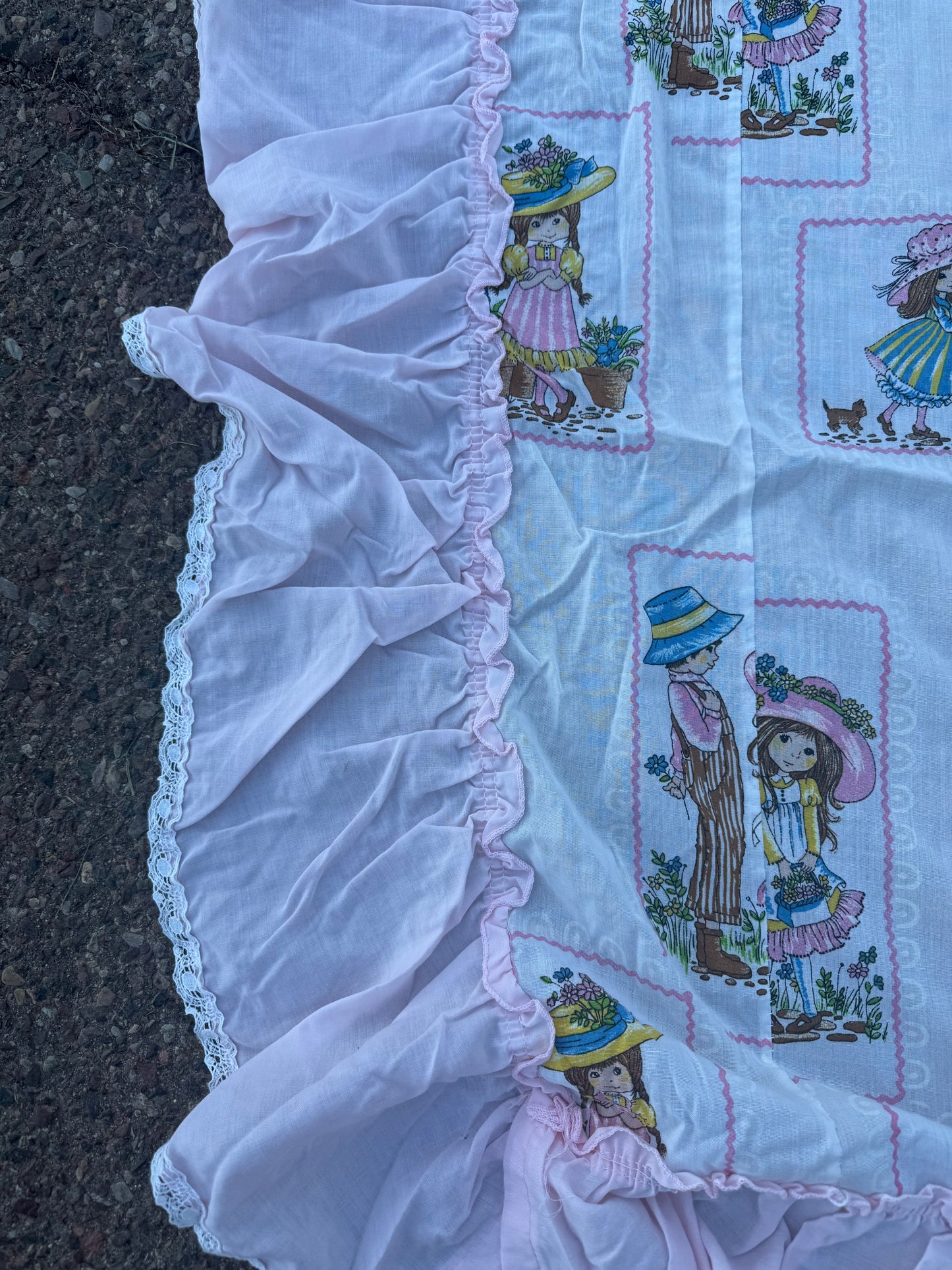 Vintage Kid’s Flat Sheet