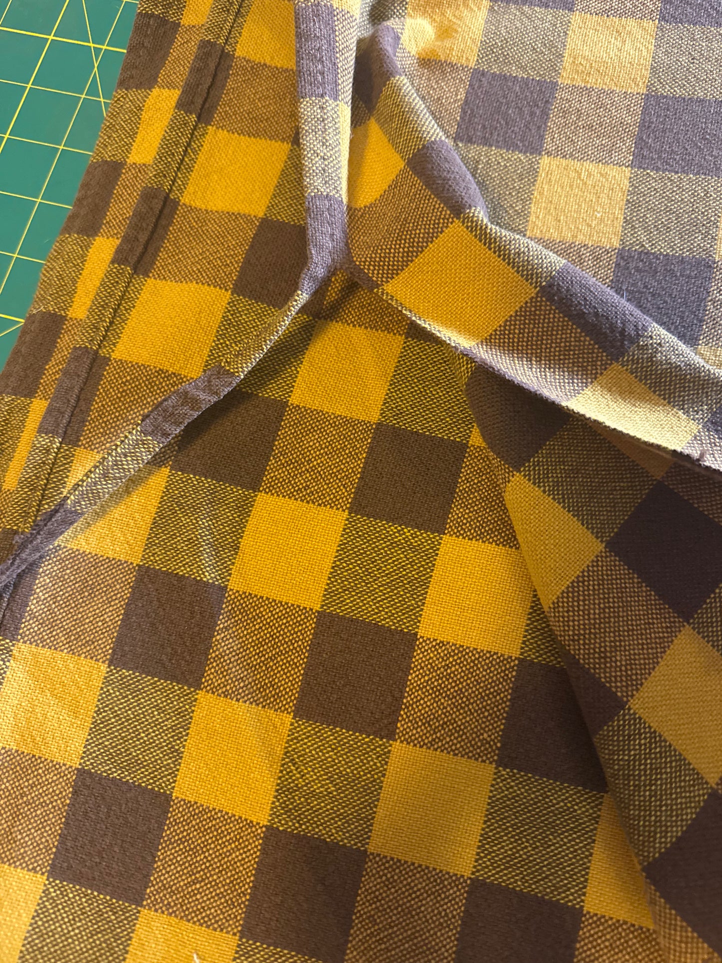 Vintage Checkered Tablecloth