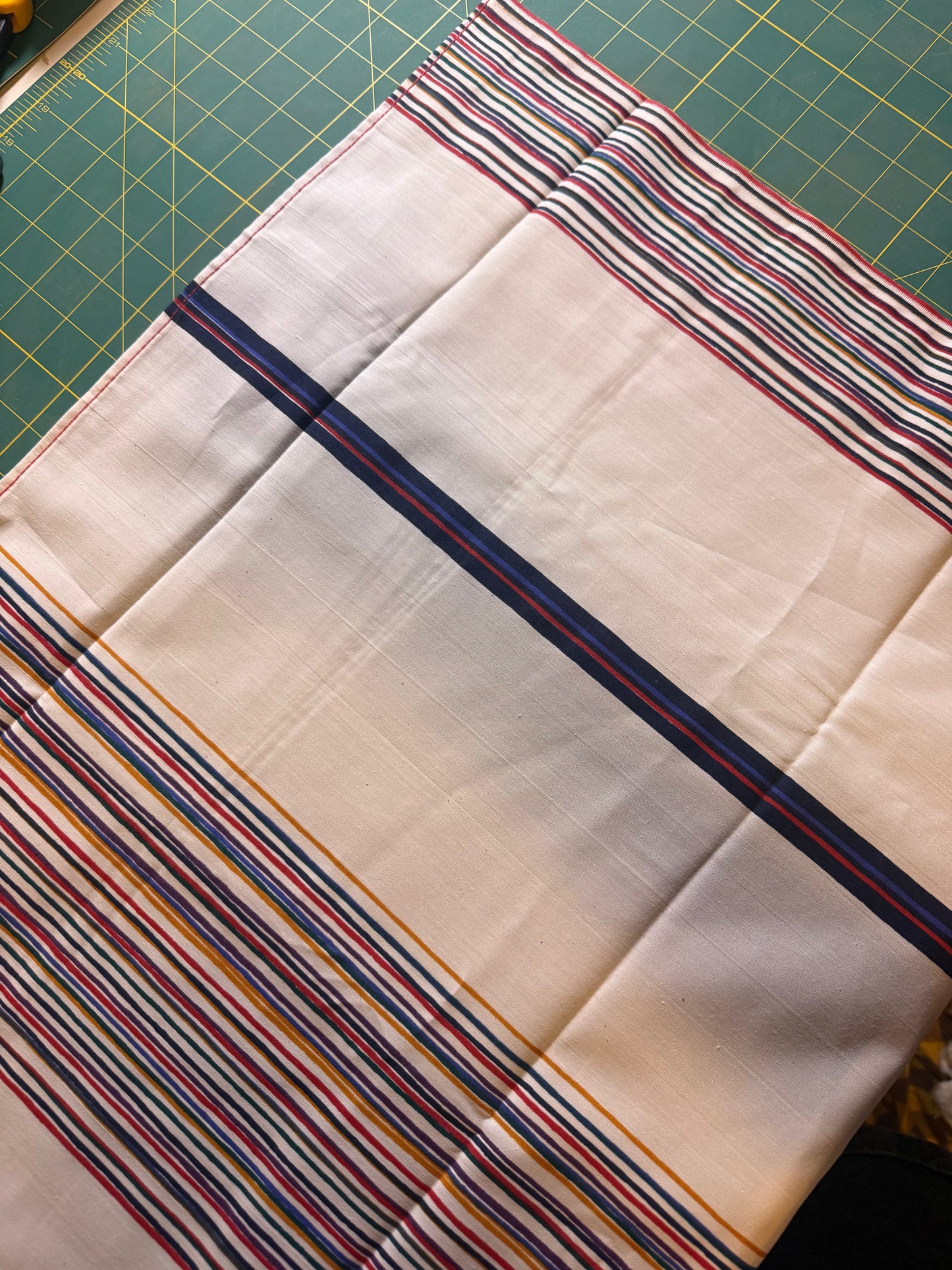 Vintage Striped Flat Sheet