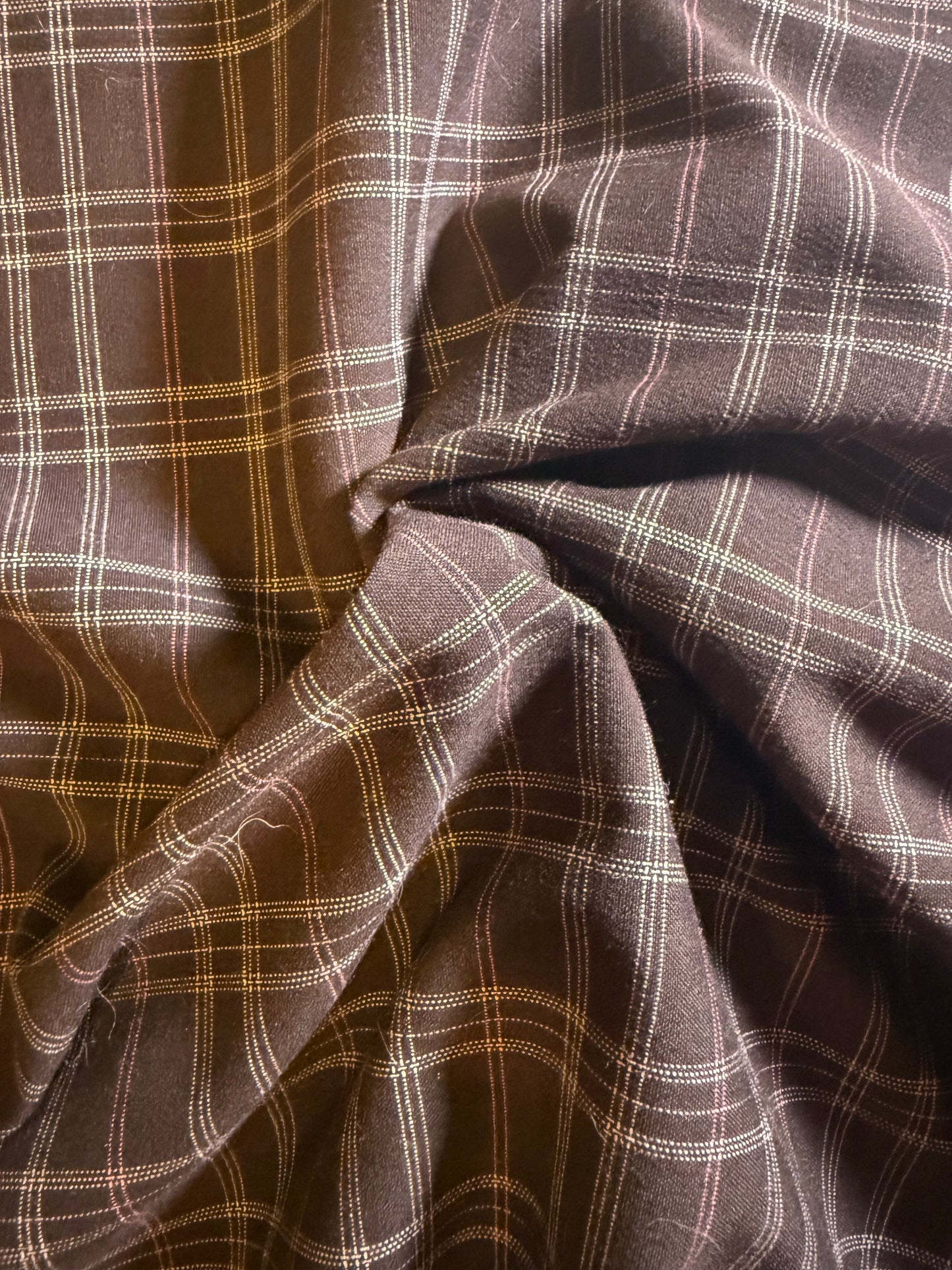 Chocolate Brown Plaid
