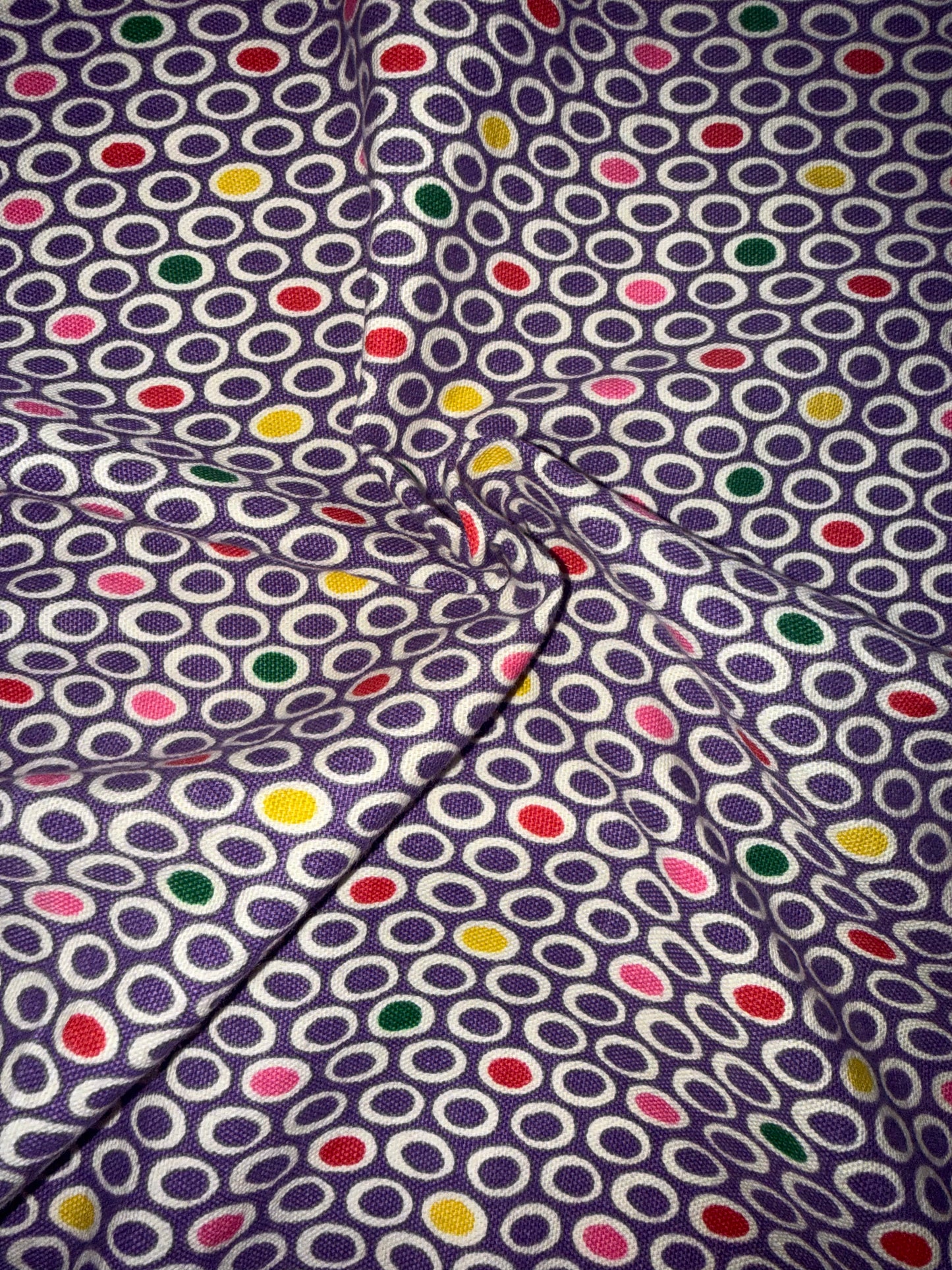 Purple Mod Upholstery Fabric