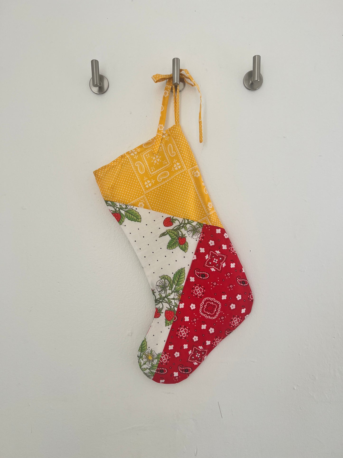 Scrap Fabric Stocking