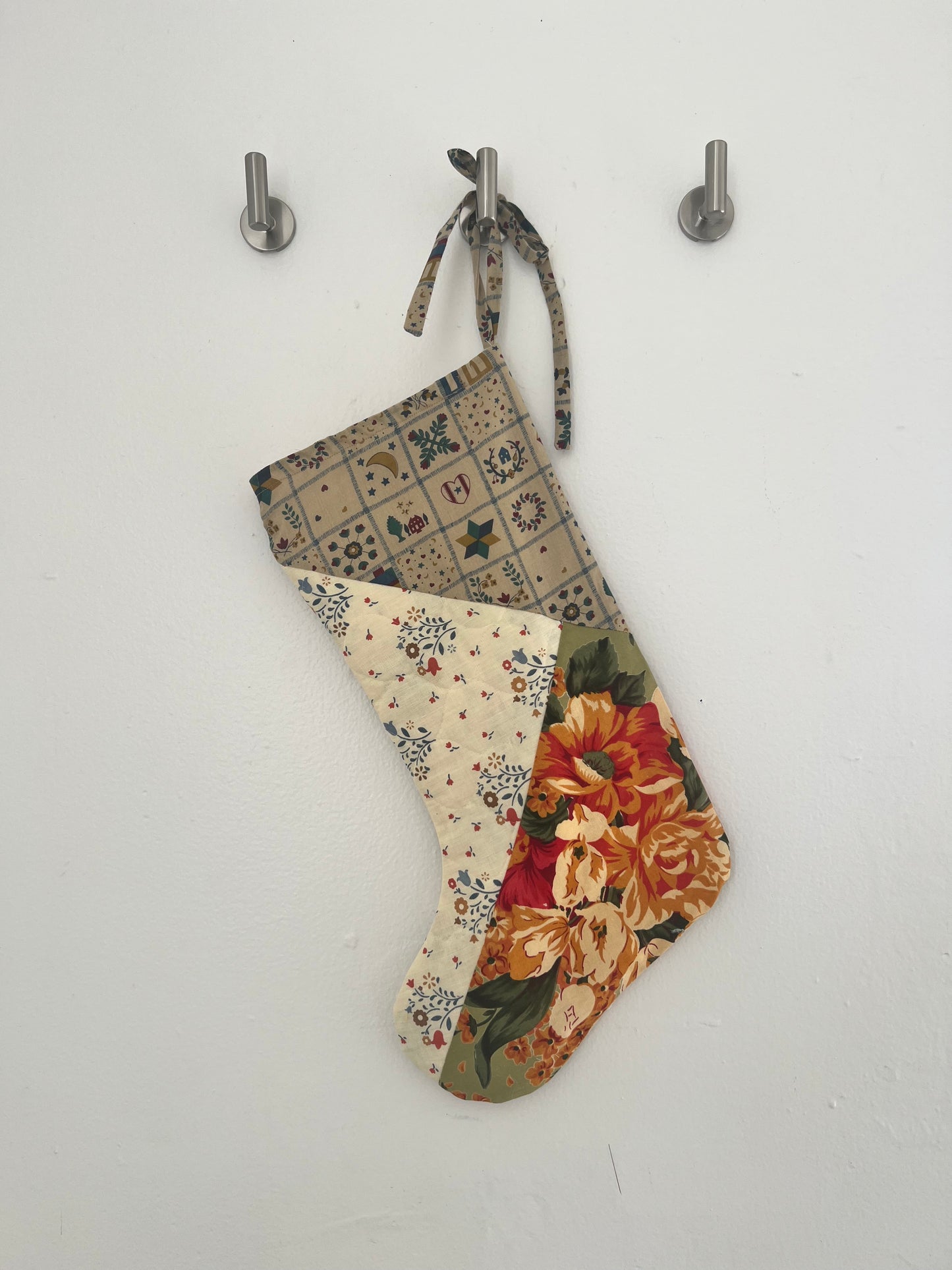 Scrap Fabric Stocking