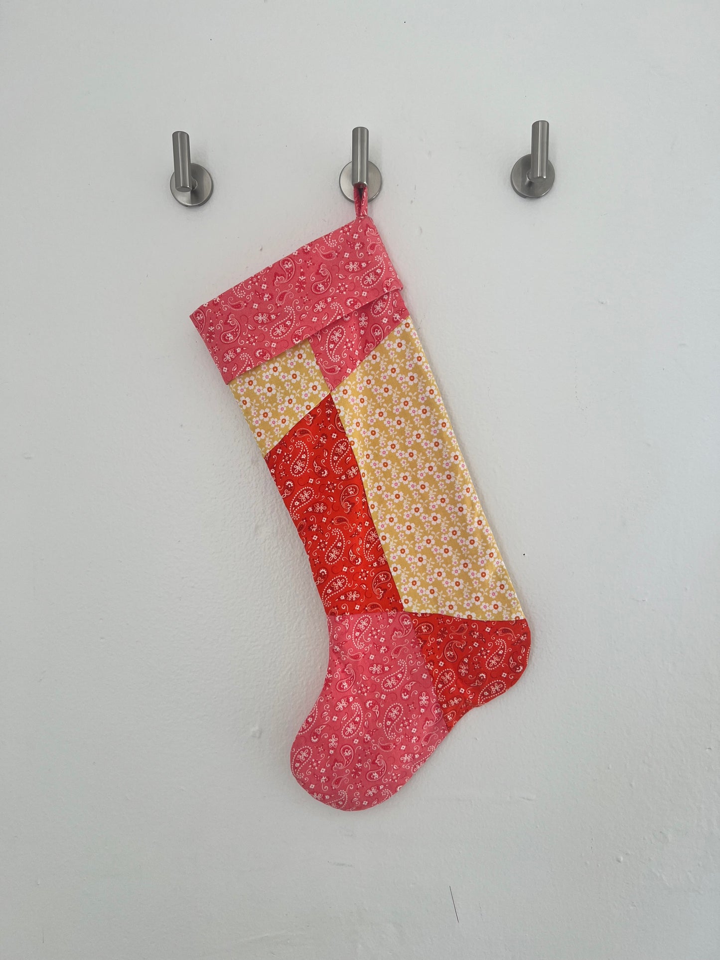 Scrap Fabric Stocking