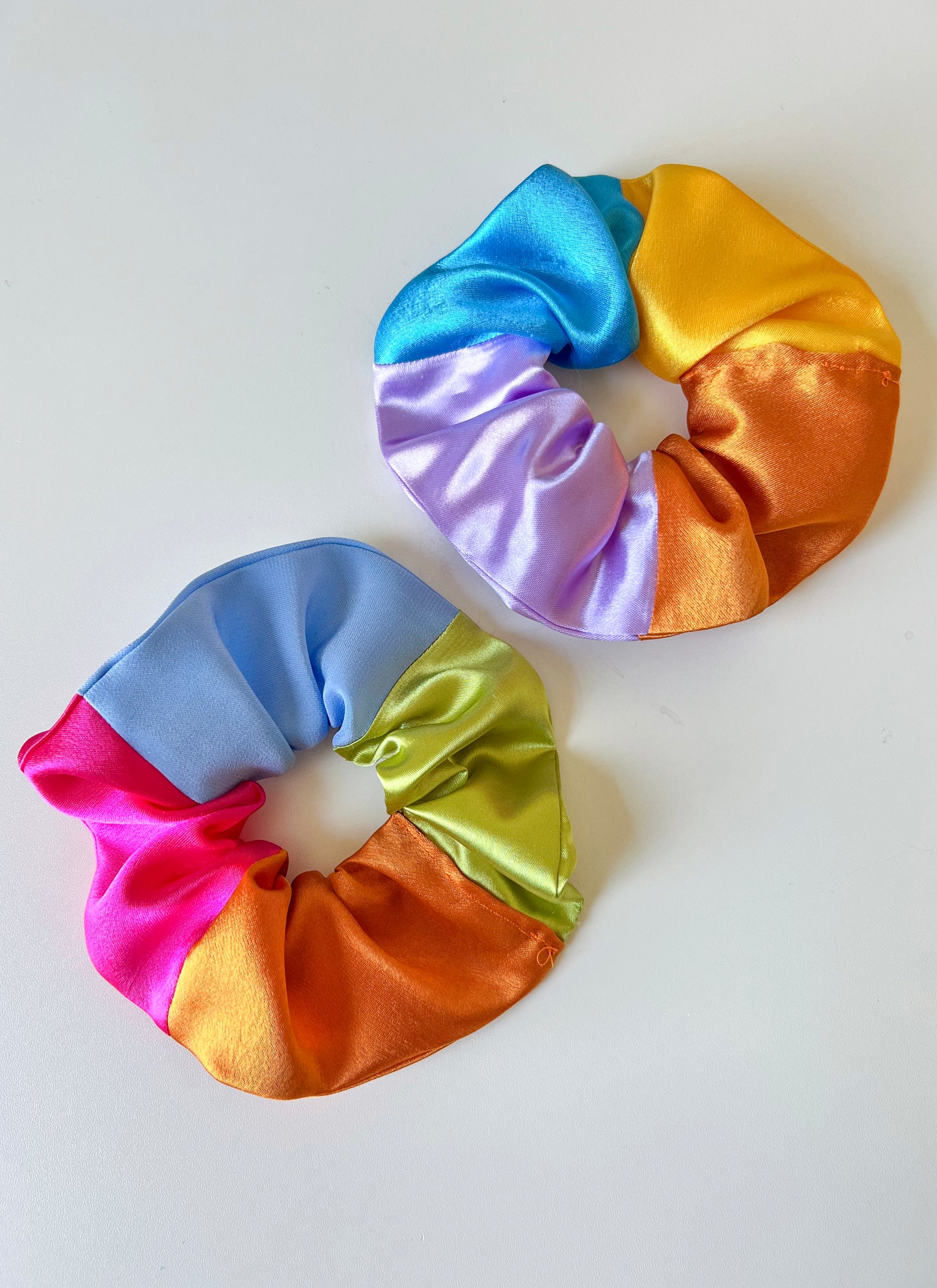 Satin Scrap Scrunchie