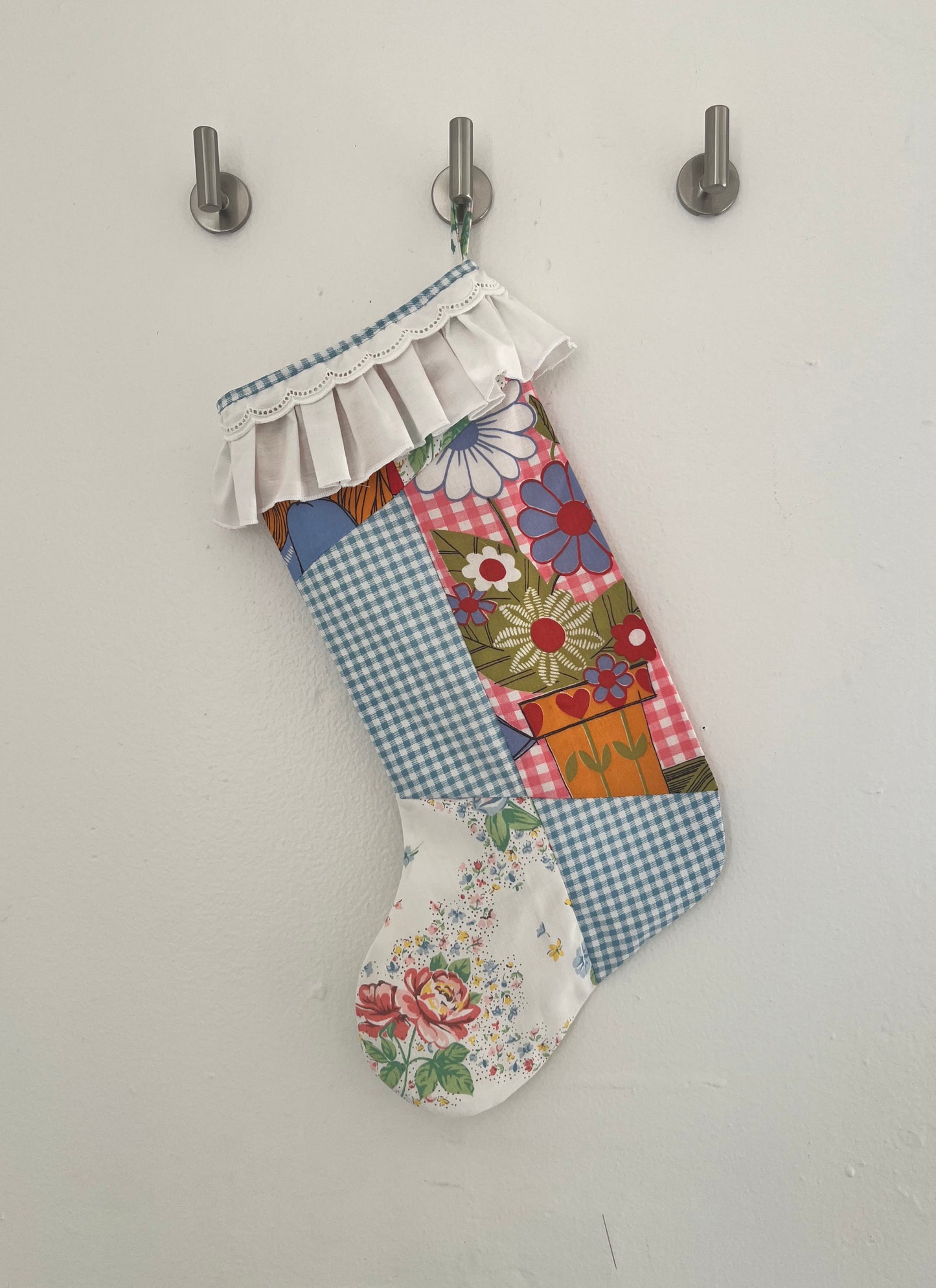 Scrap Fabric Stocking