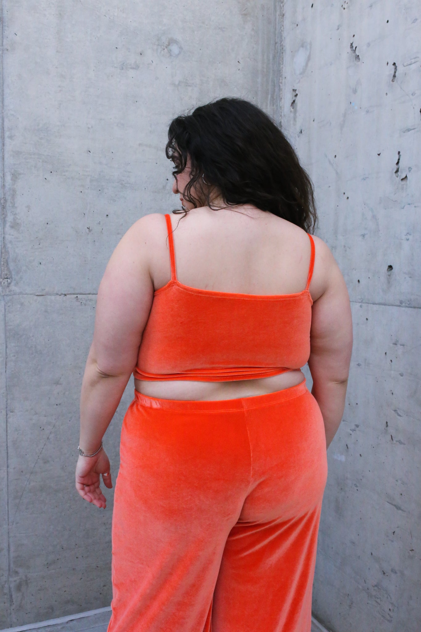 Tangerine Luna Top