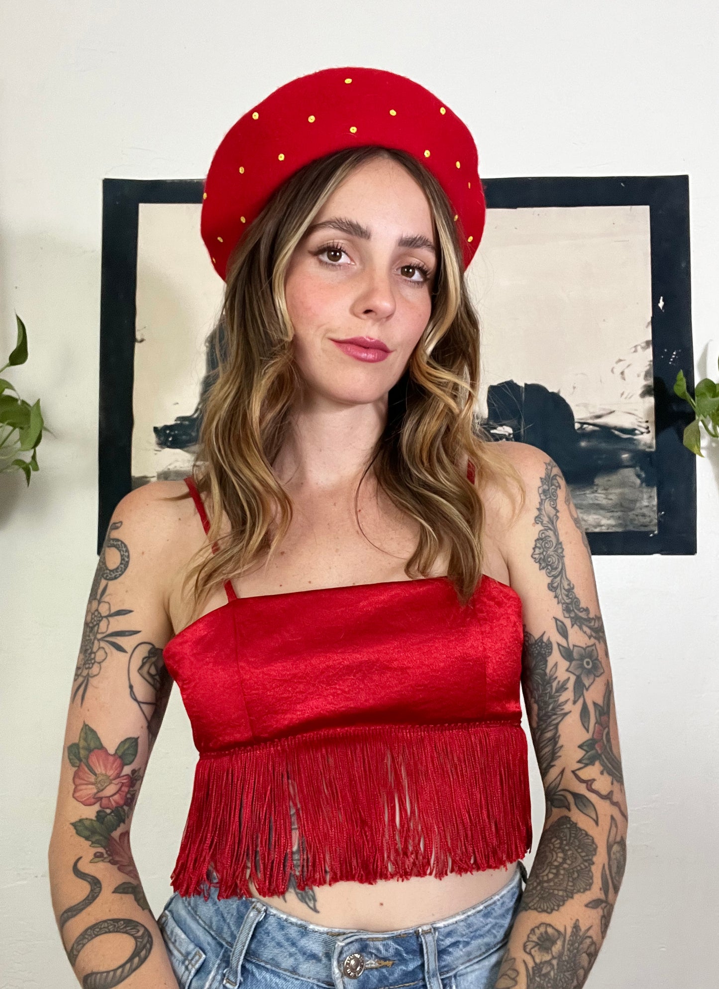 Strawberry Beret