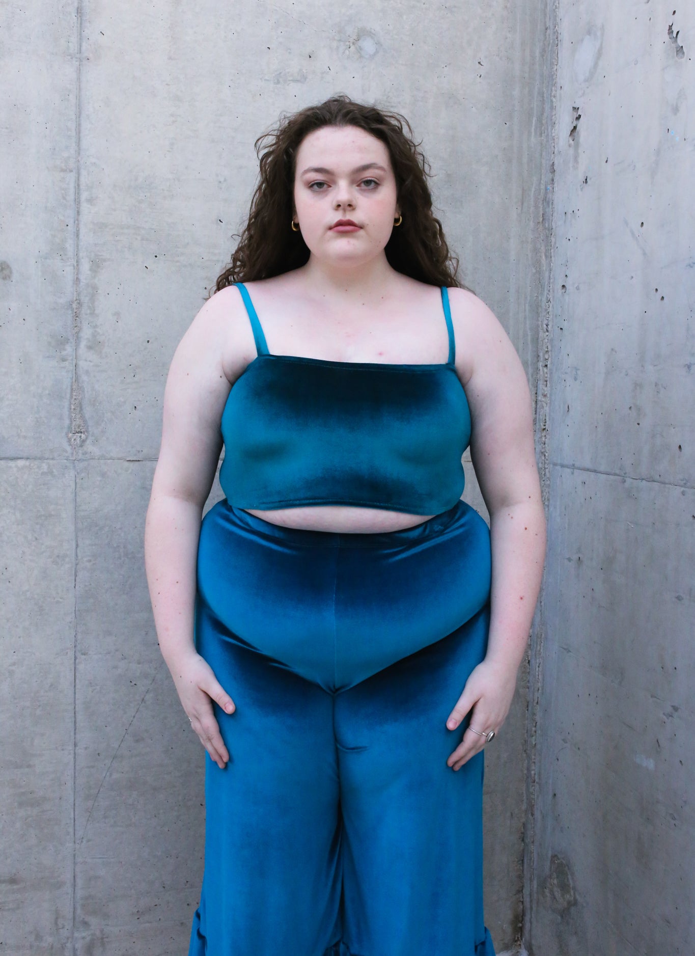 Teal Luna Top