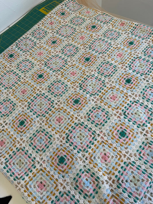 Faux Crochet Fabric