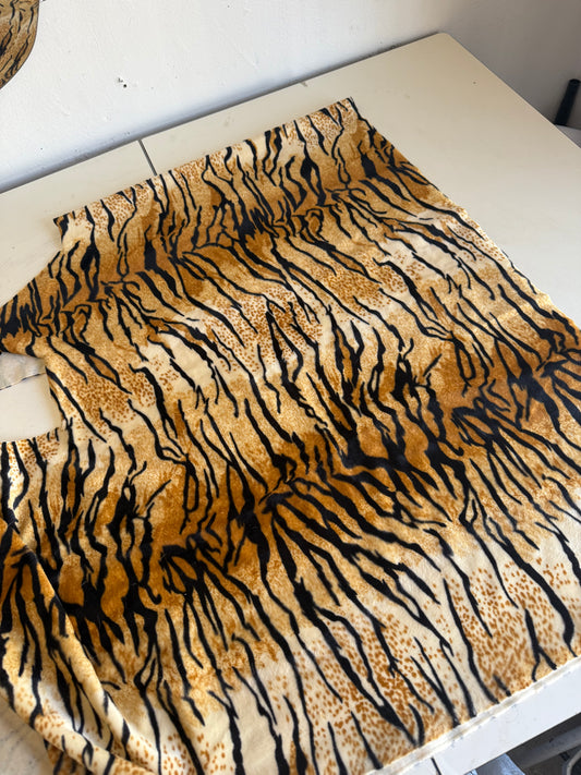 Tiger Print Velour
