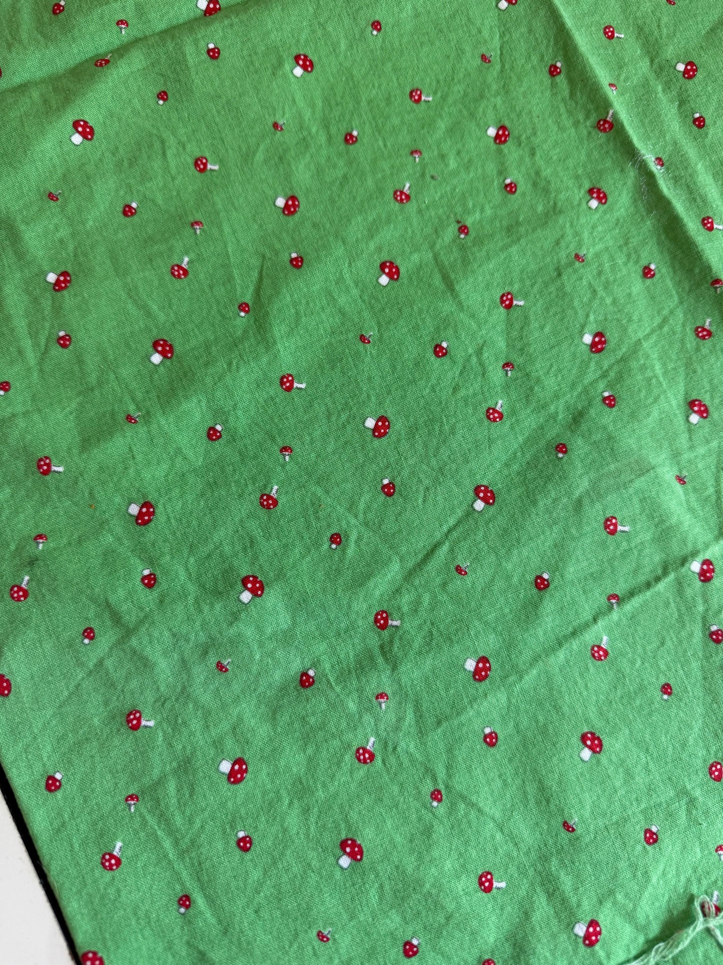 Mushroom print cotton