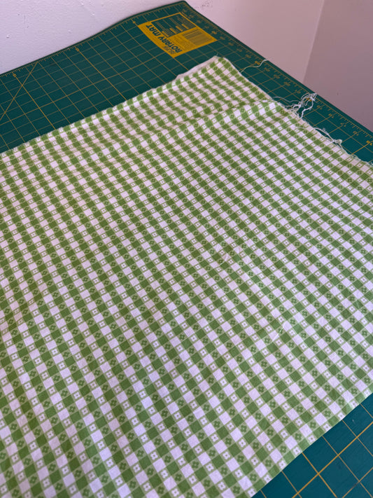 Floral Gingham Cotton