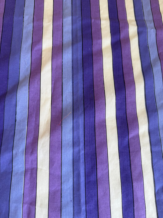Vintage purple Striped Sheet Piece