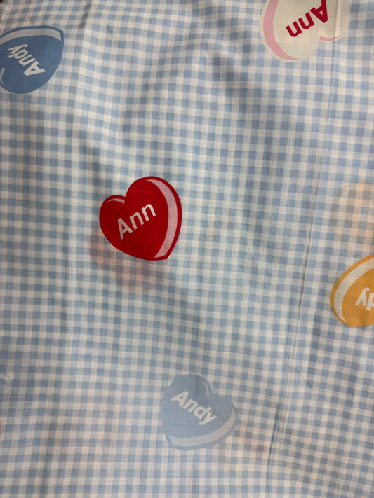 Candy Heart Print Cotton