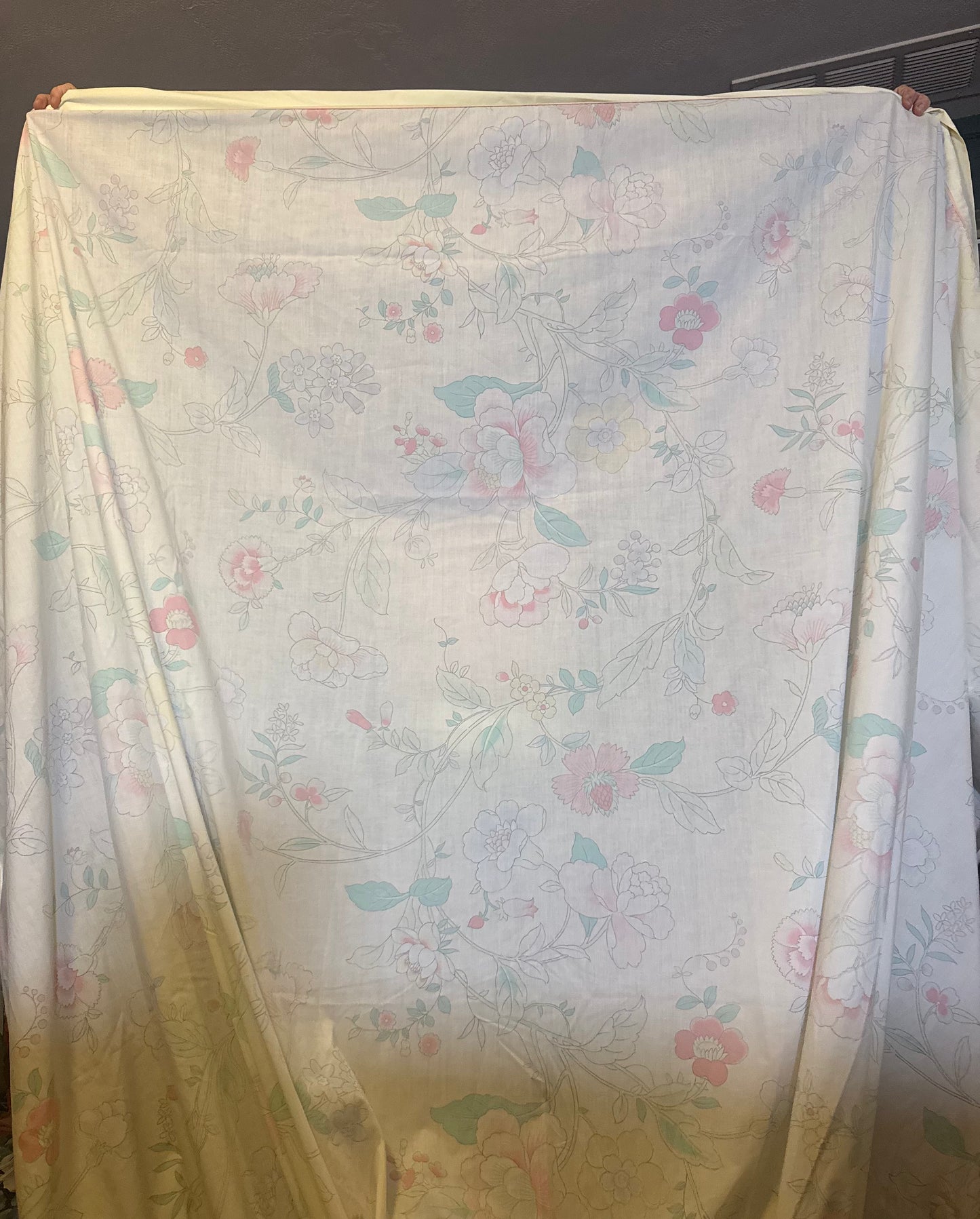 Vintage Floral Flat Sheet