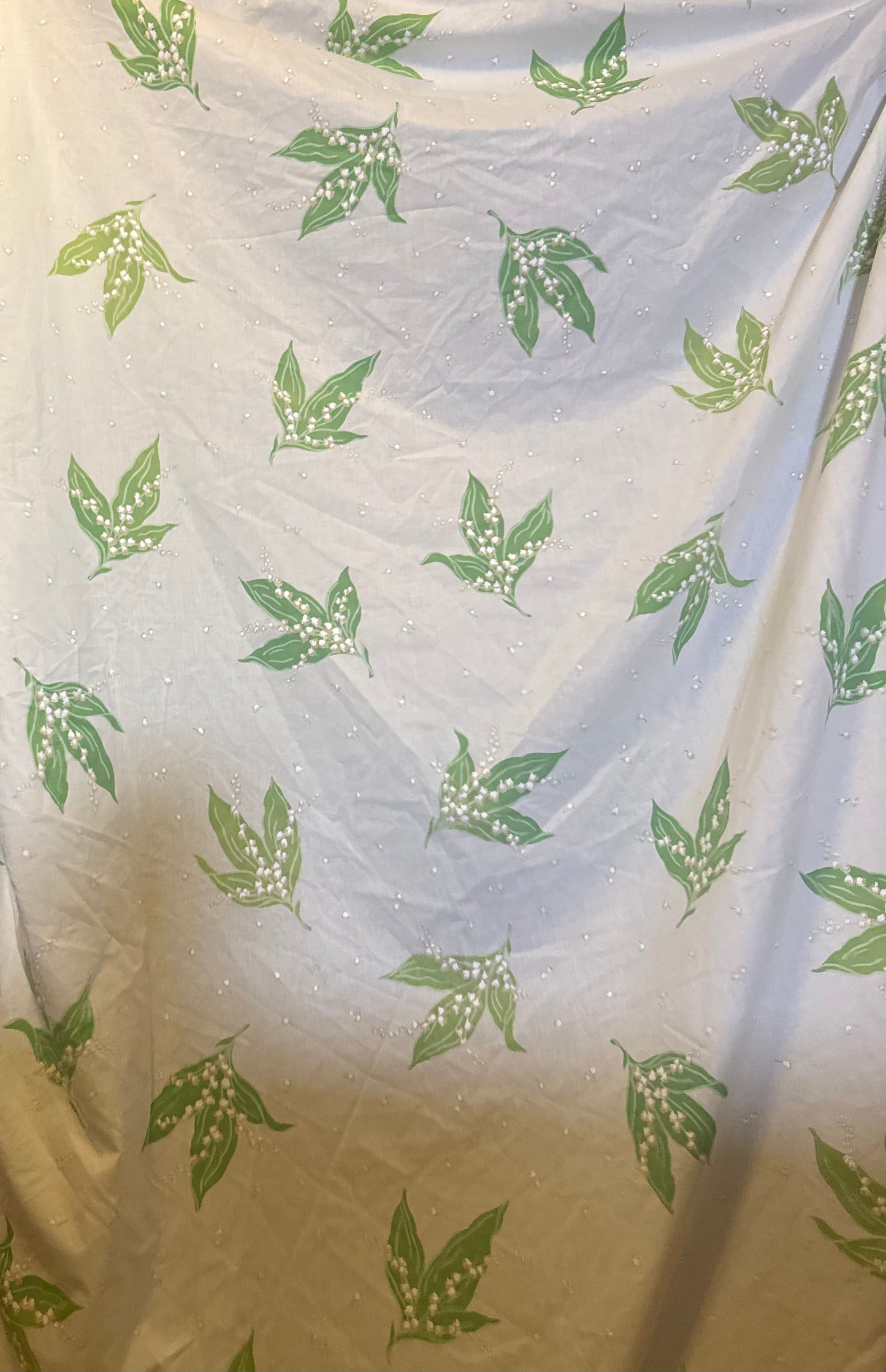 Vintage Christian Dior Fitted Sheet