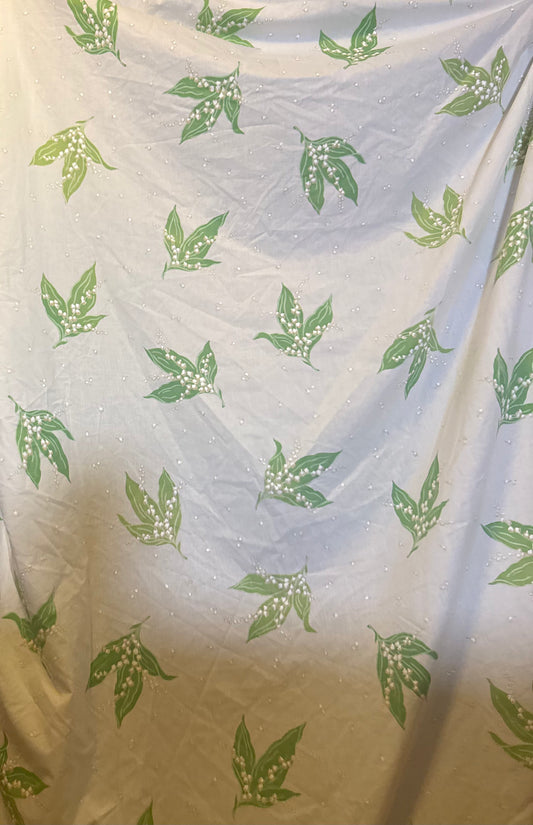 Vintage Christian Dior Fitted Sheet