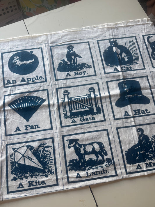 70’s Educational Print Cotton