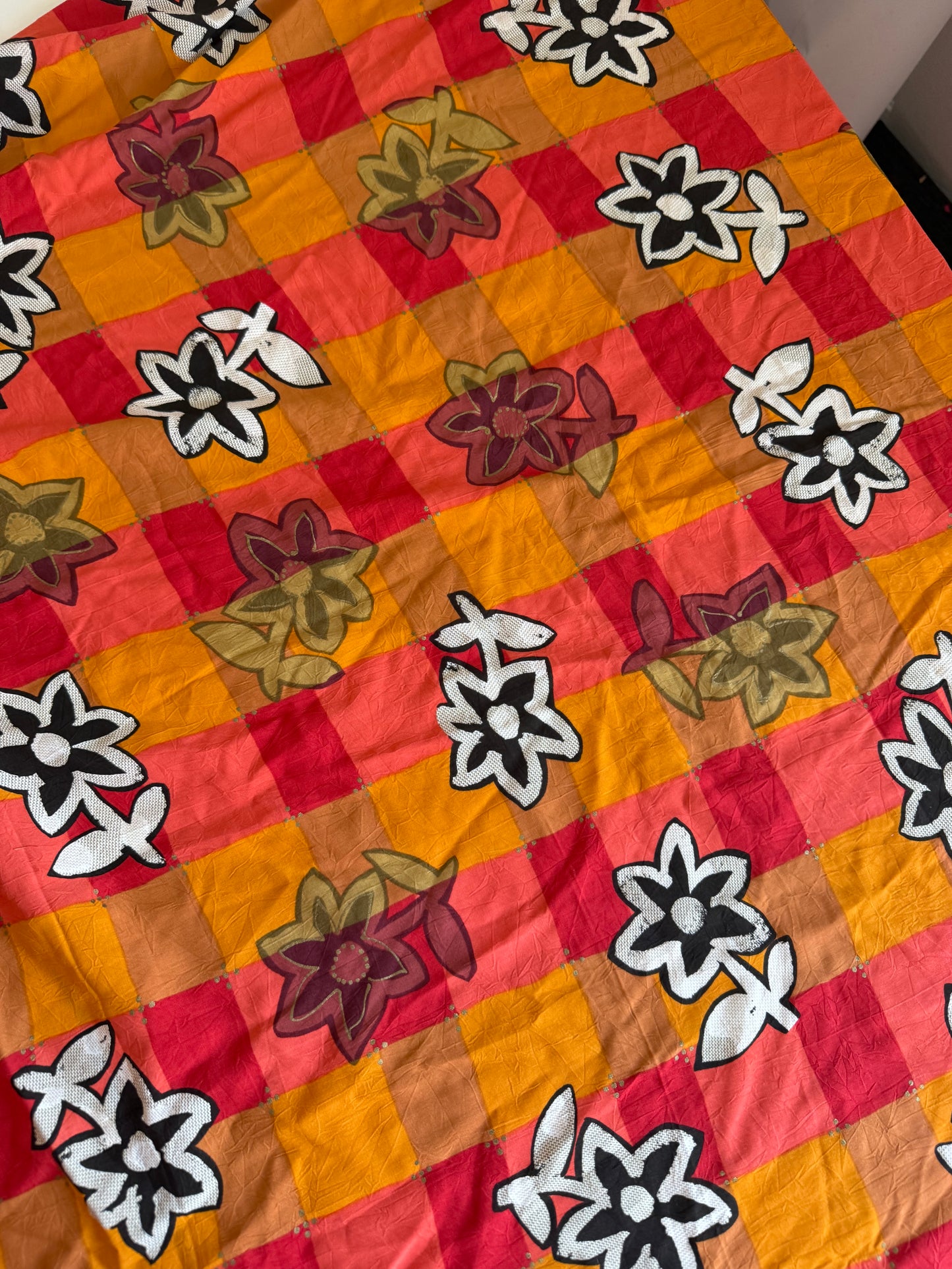 Floral crepe