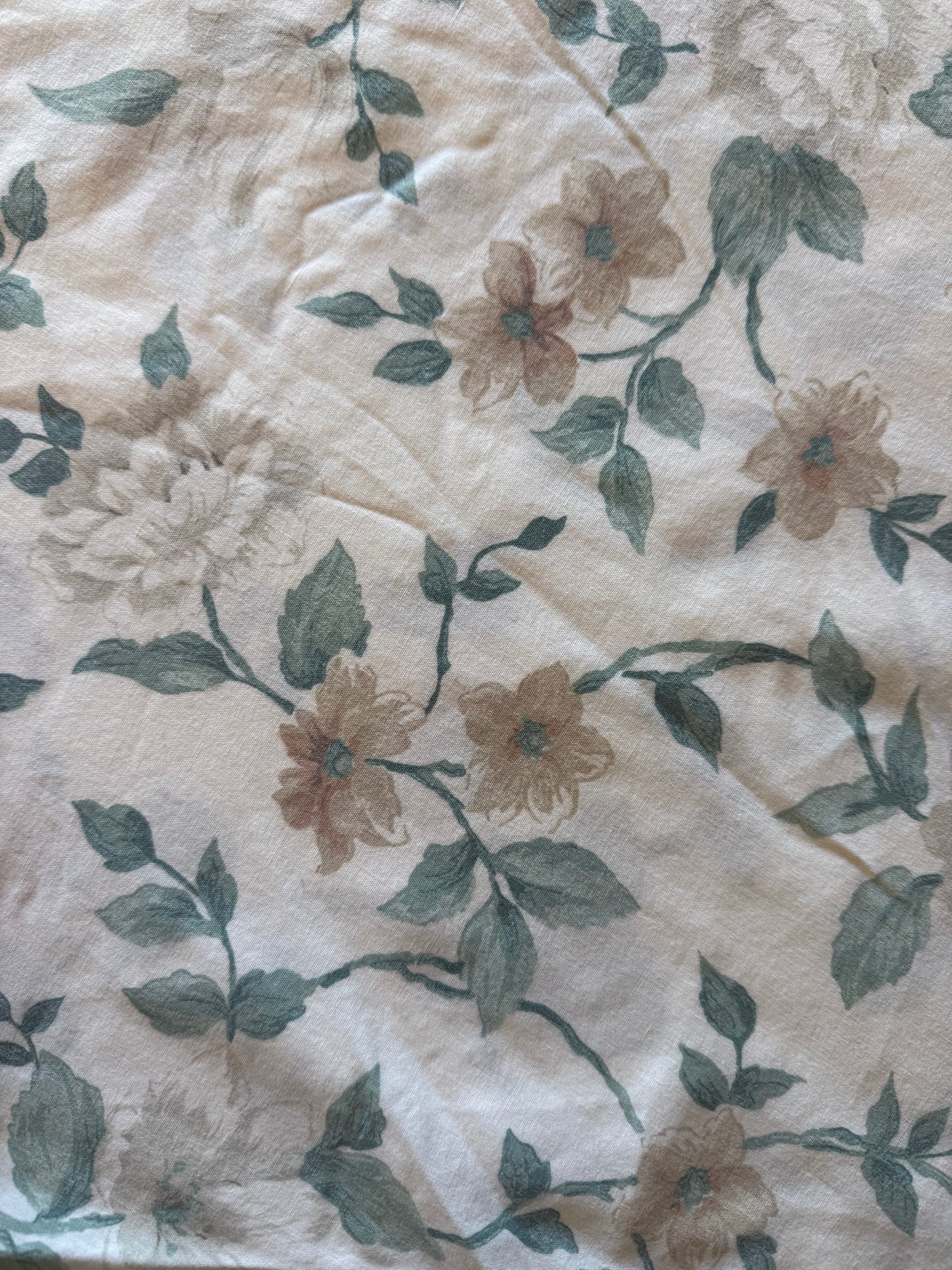 Vintage Floral Flat Sheet