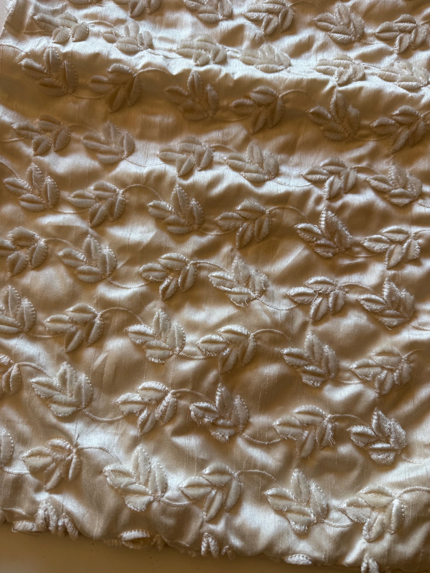 Textured Cream Pillowcase