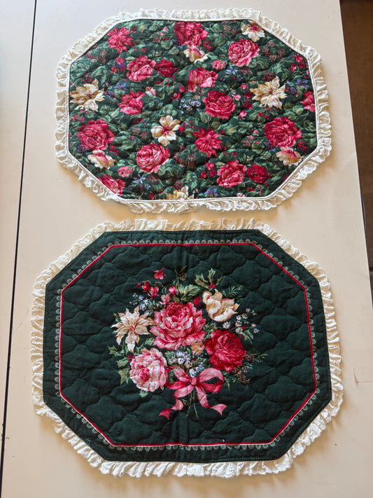 Floral Quilted Placemats