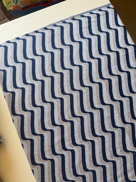 Vintage Wavy Striped Knit