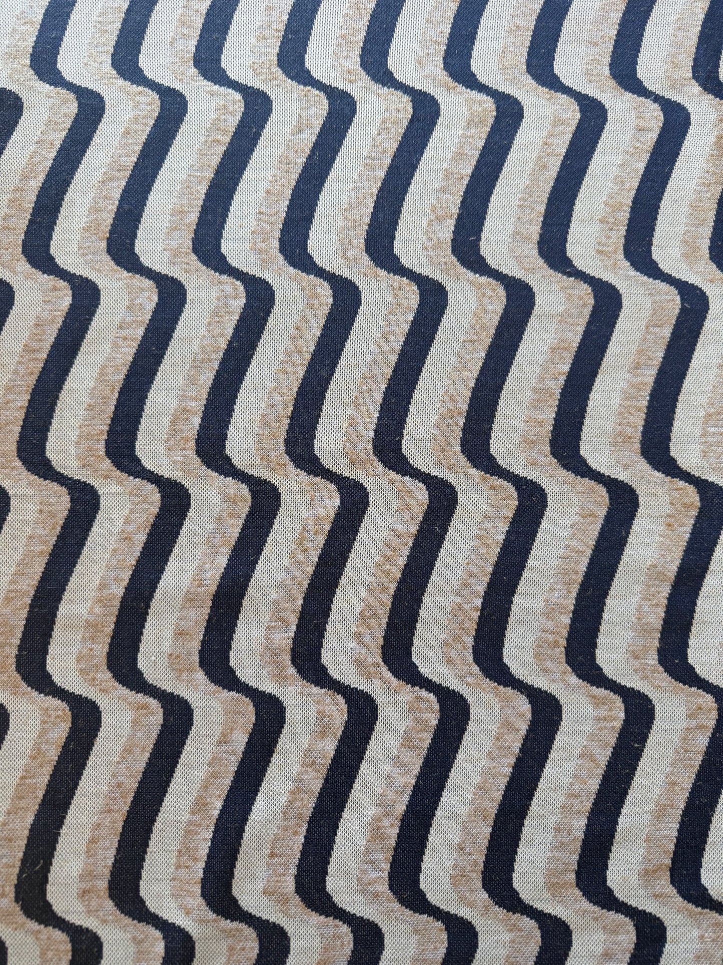 Vintage Wavy Striped Knit