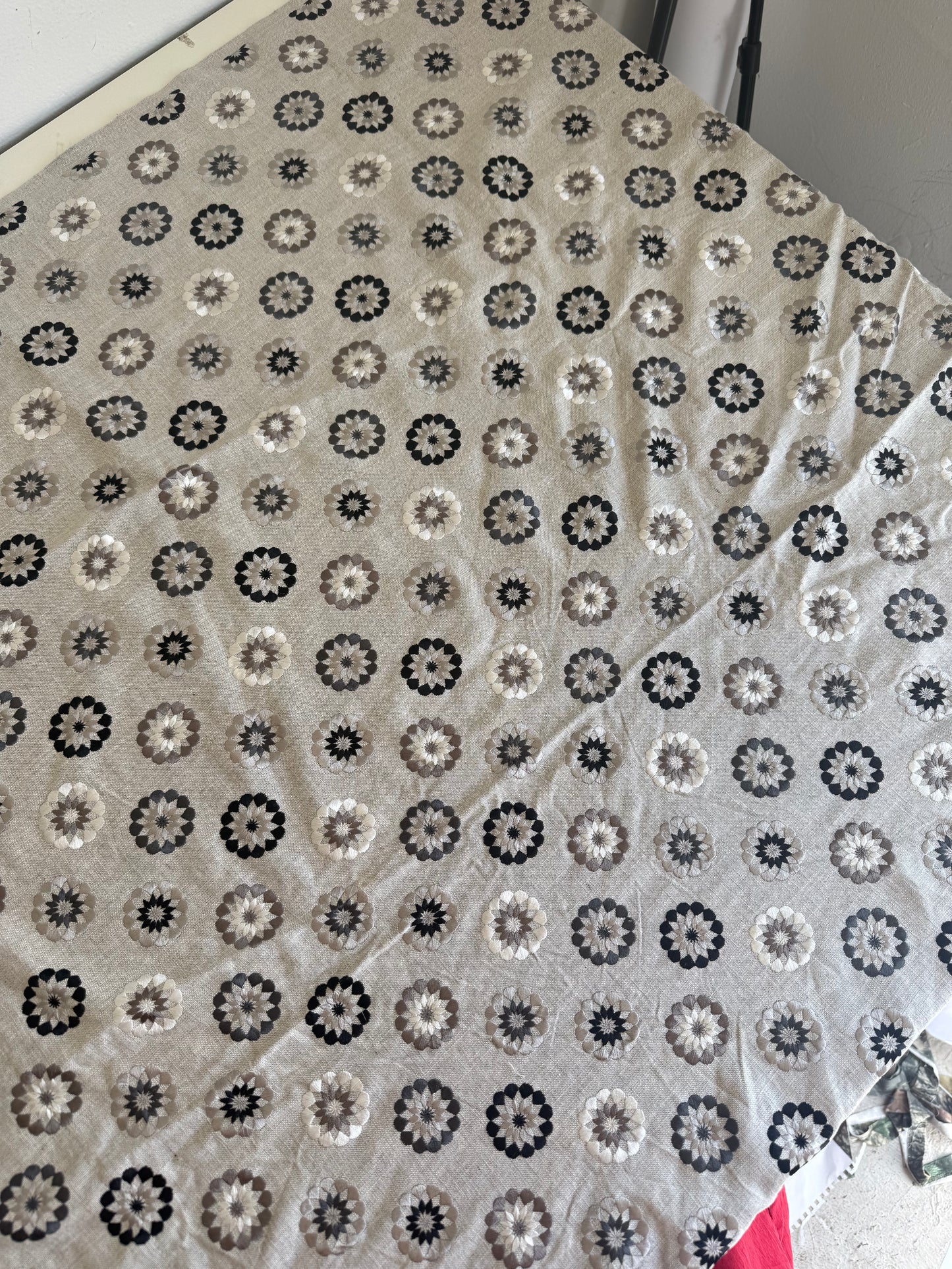 Embroidered Curtain Panel