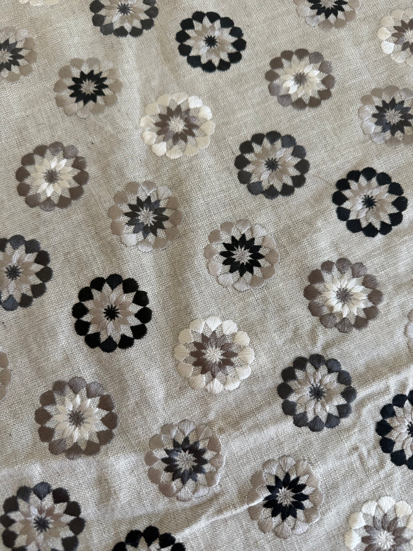 Embroidered Curtain Panel