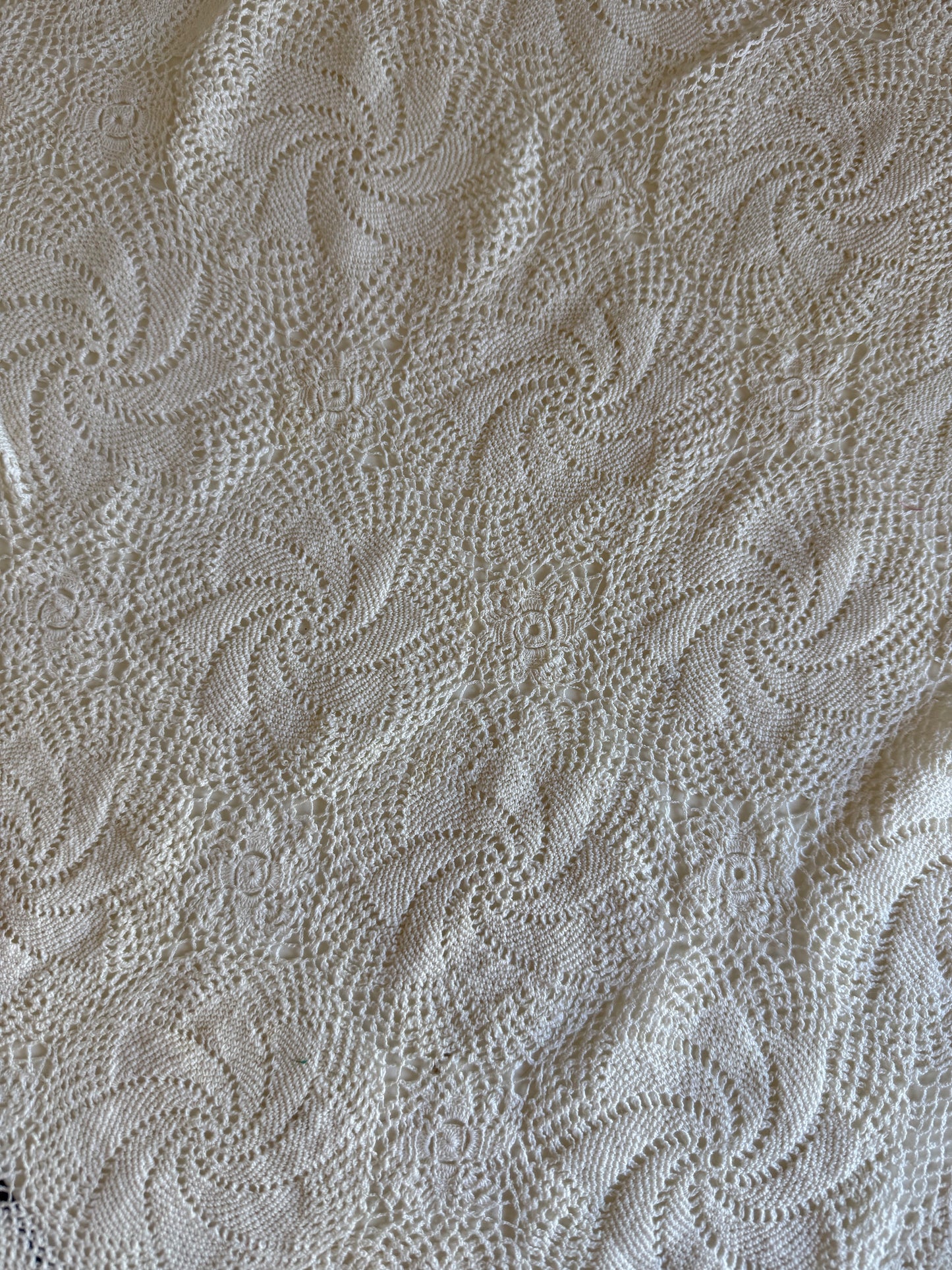 Vintage Crochet Table Cloth
