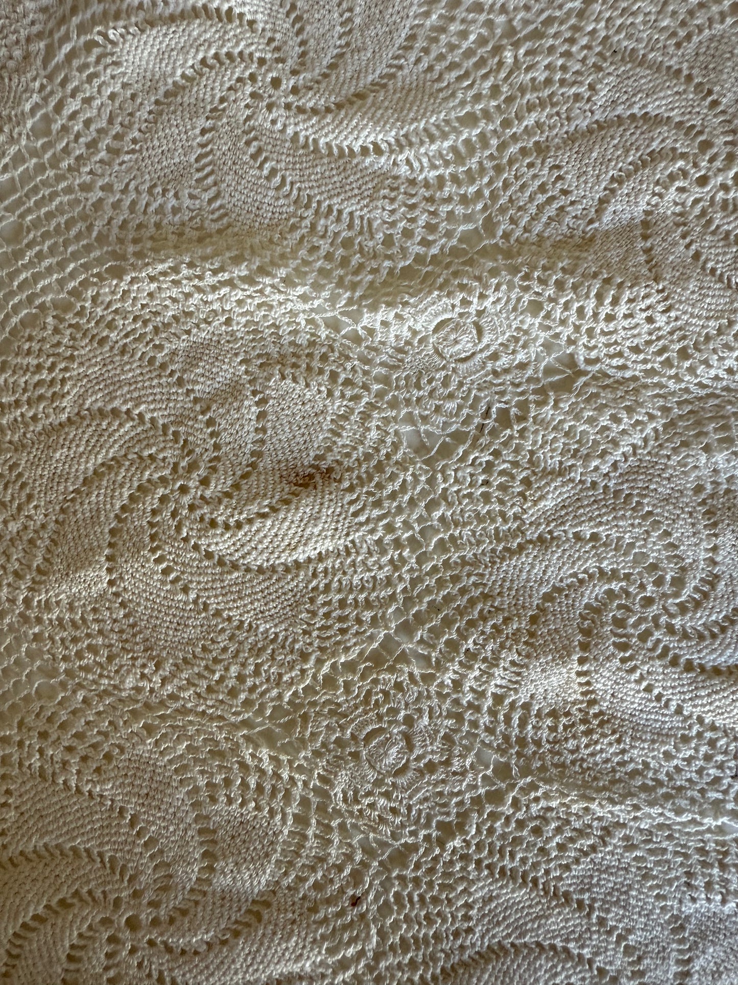 Vintage Crochet Table Cloth