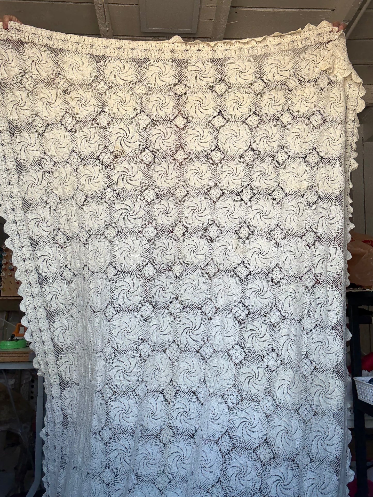 Vintage Crochet Table Cloth