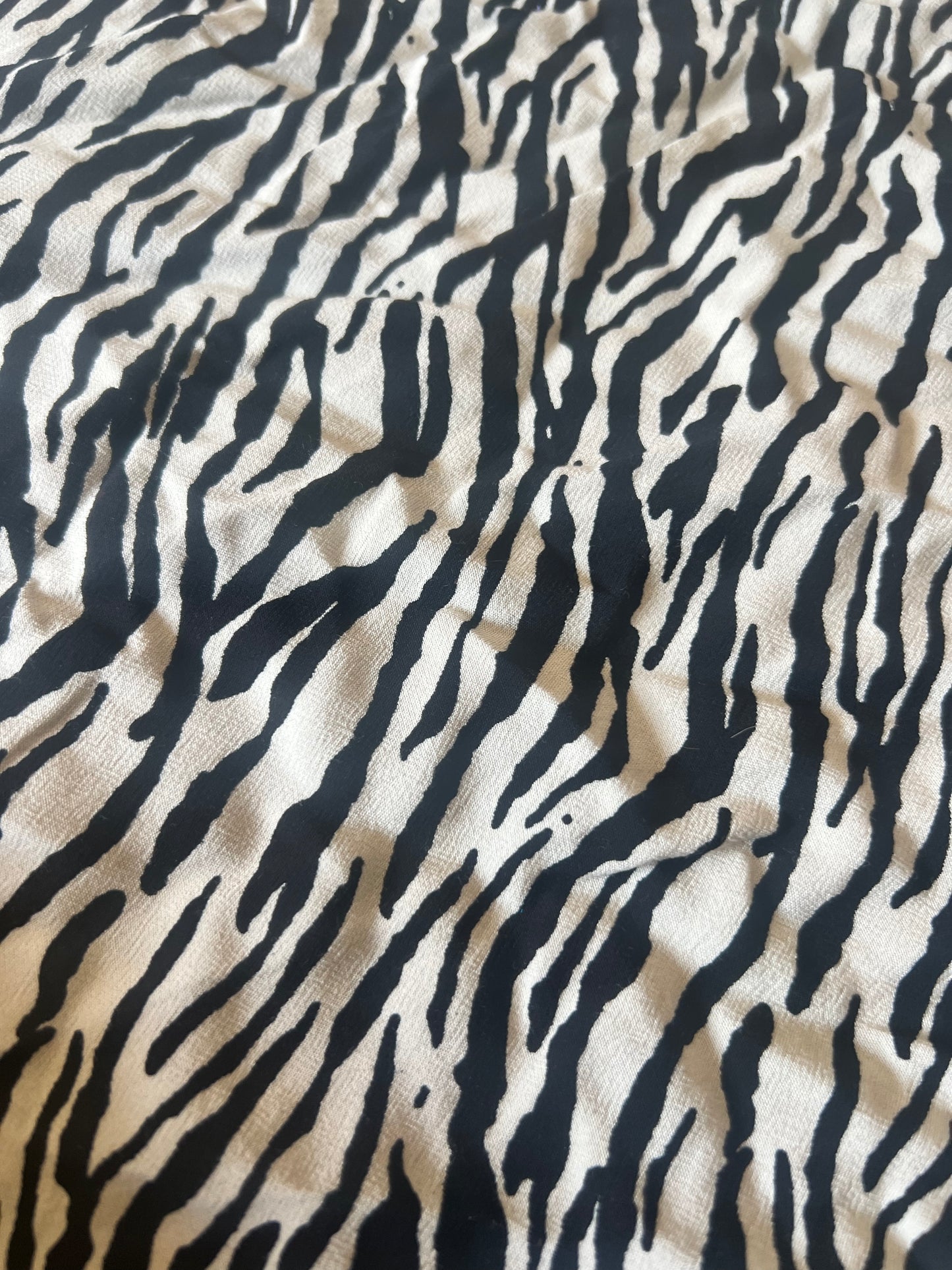 Zebra Print Crepe