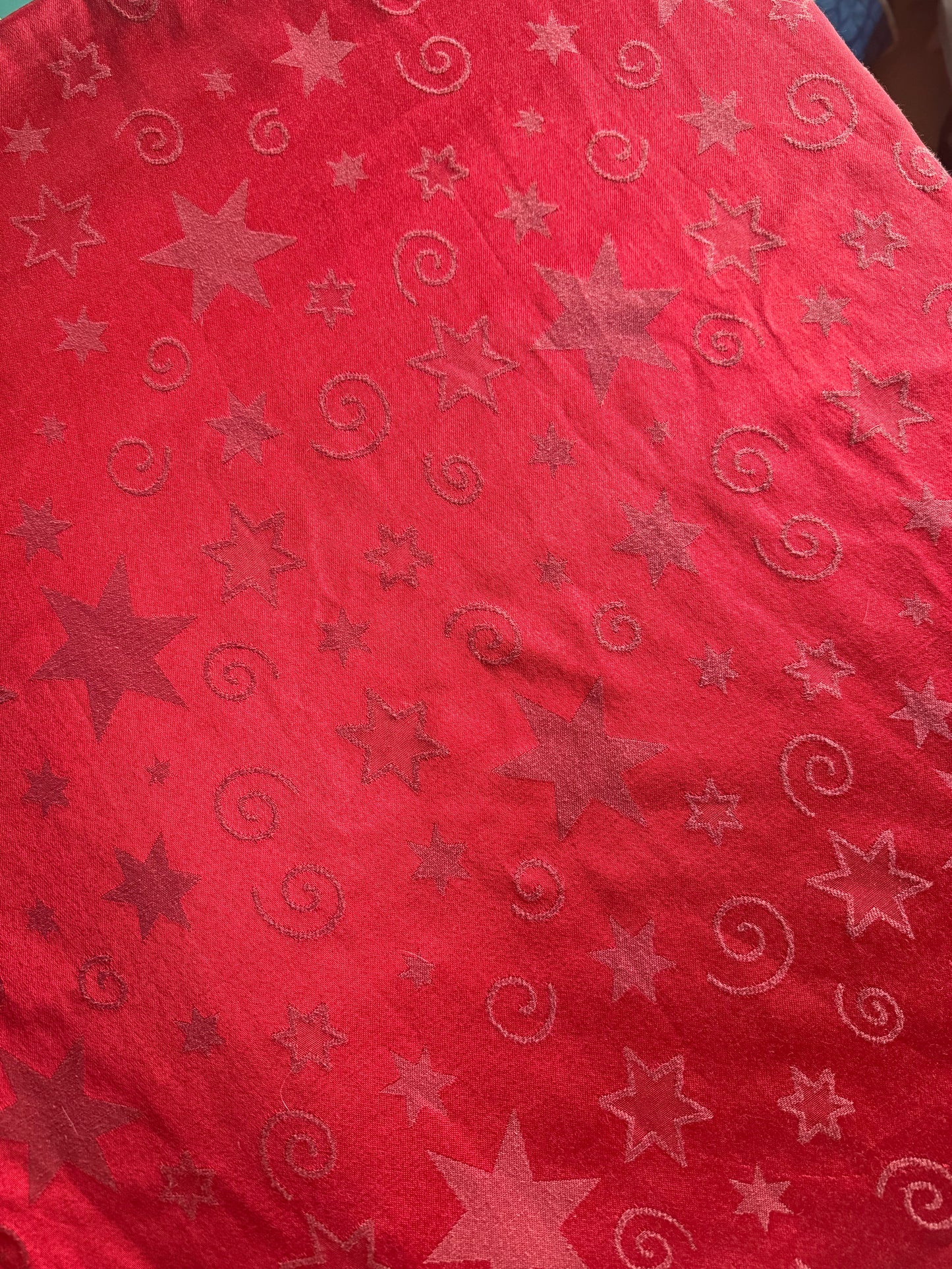 Y2K Wine Red Tablecloth