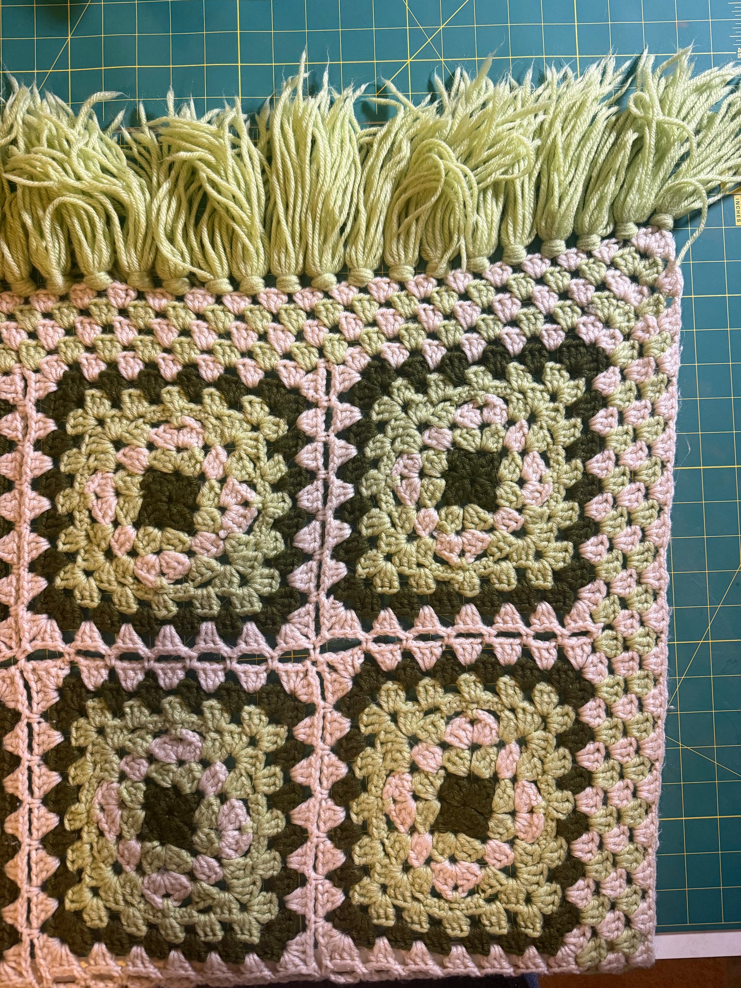 Fringe Crochet Blanket