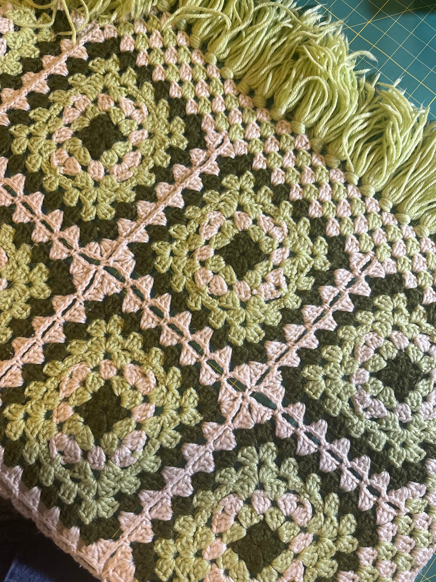 Fringe Crochet Blanket