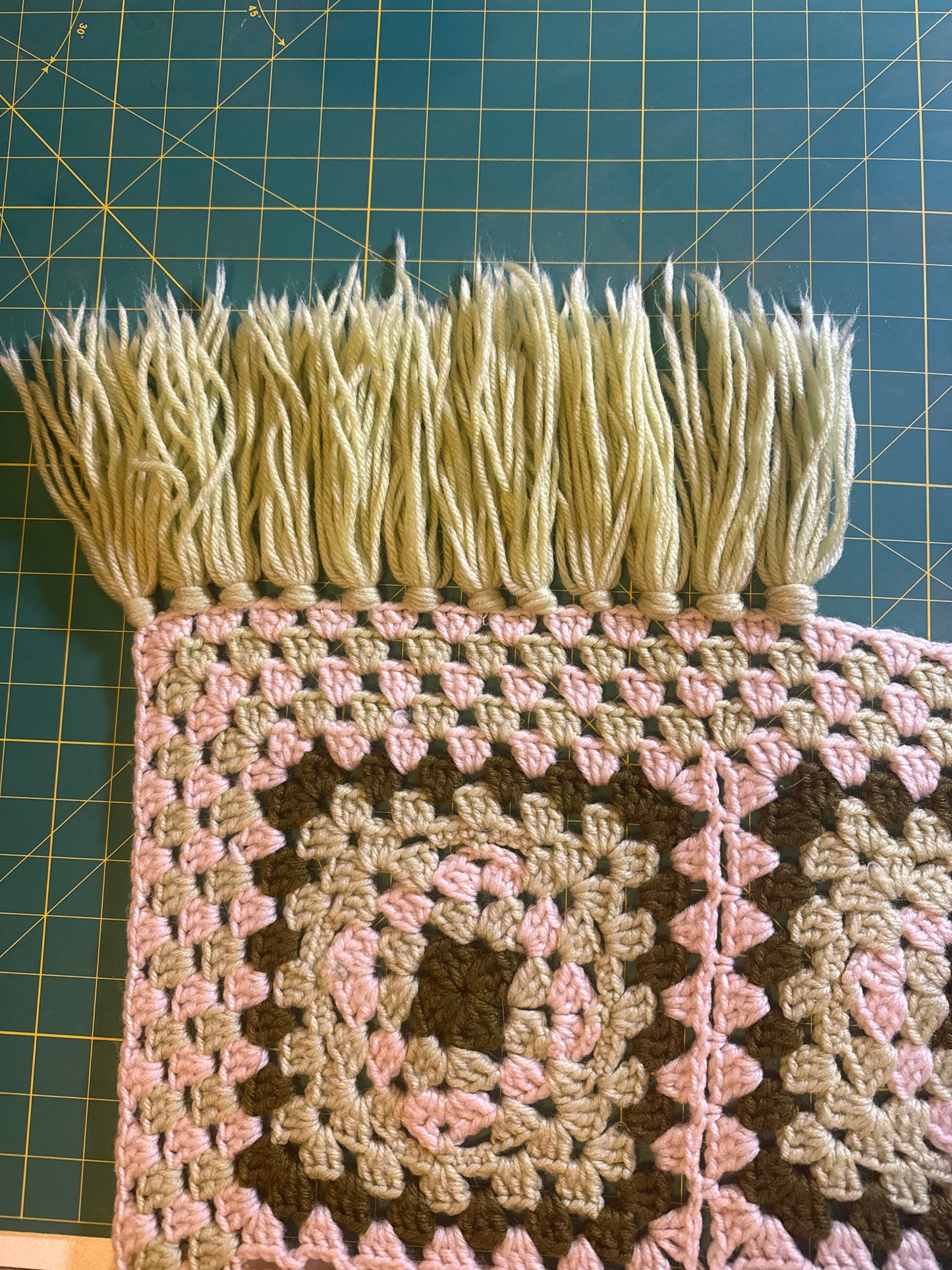 Fringe Crochet Blanket