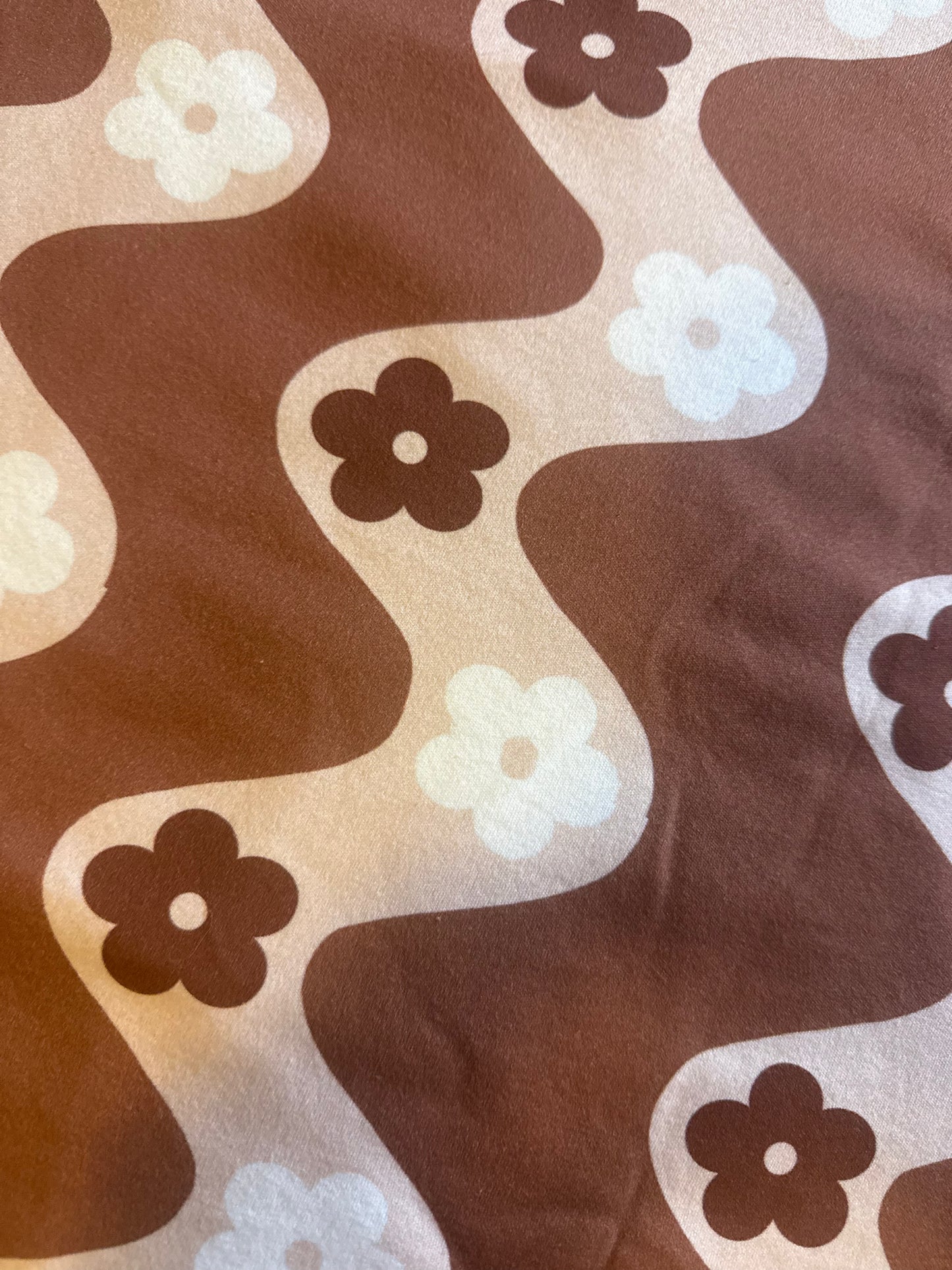 Wavy Floral Organic Cotton Knit