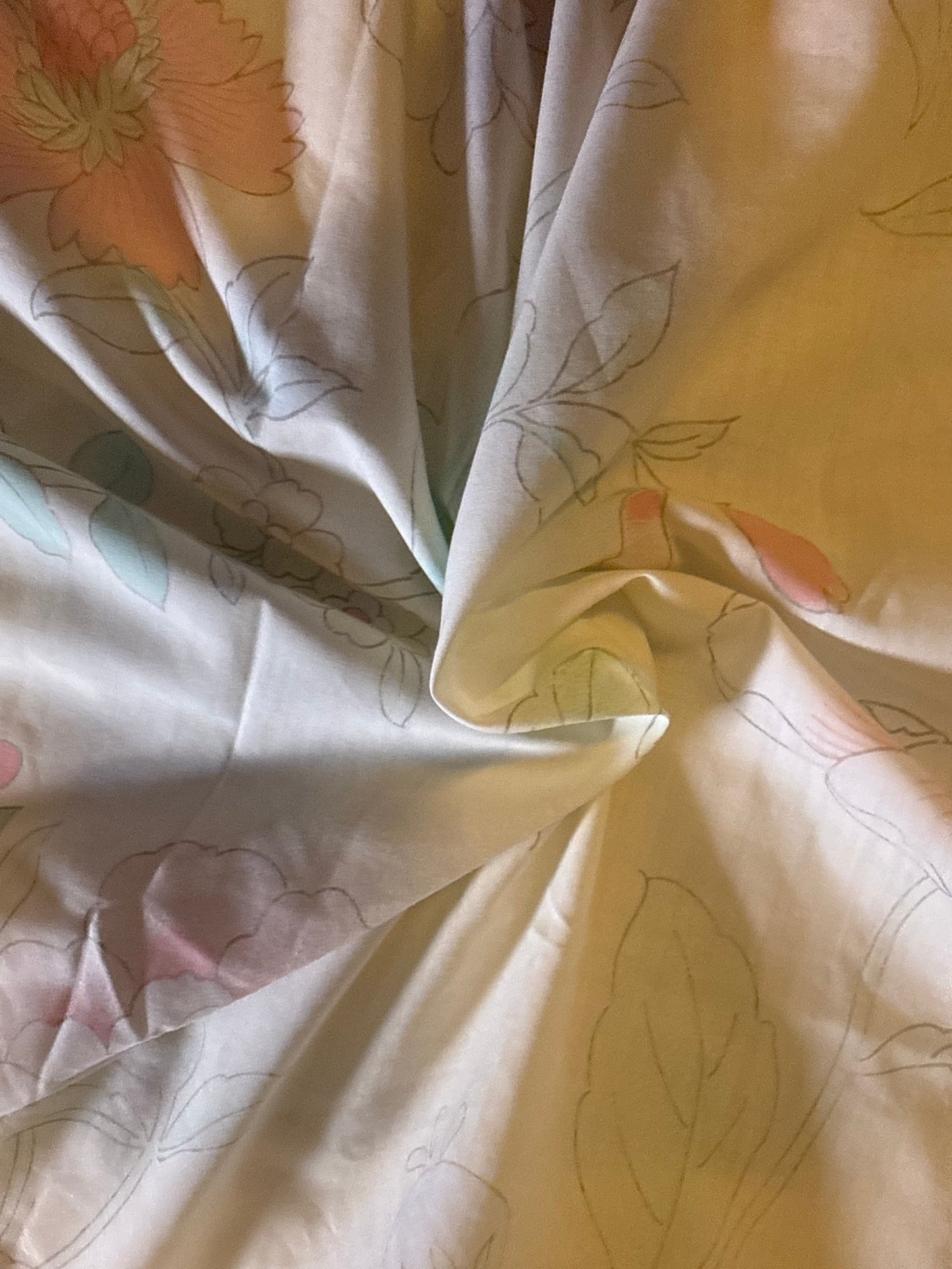 Vintage Floral Flat Sheet