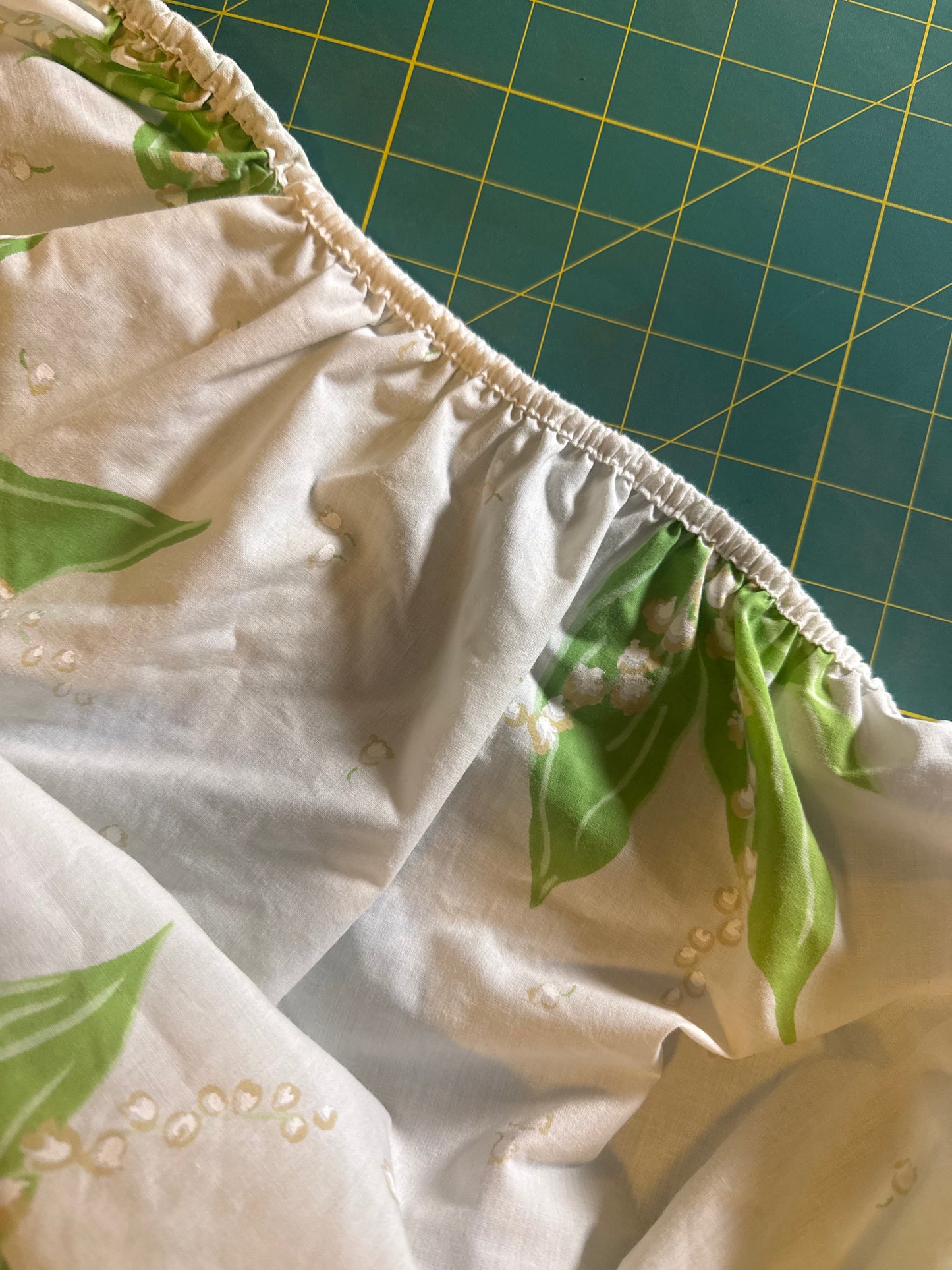 Vintage Christian Dior Fitted Sheet