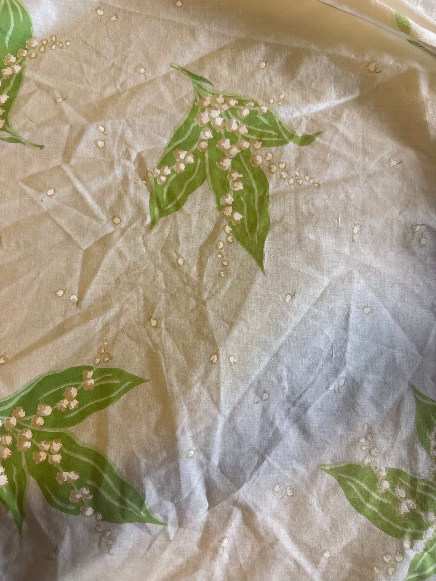 Vintage Christian Dior Fitted Sheet